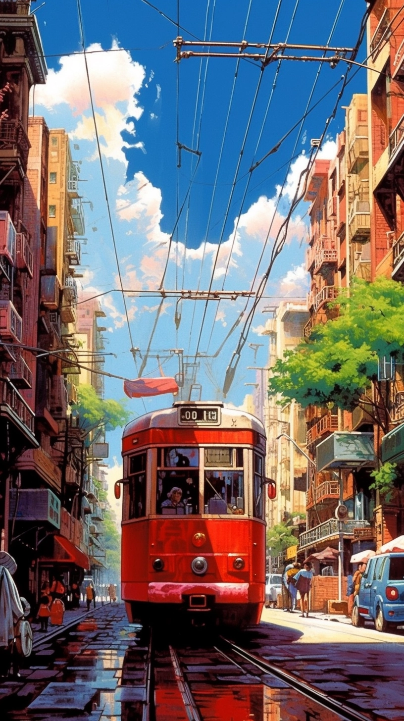 Animecore NYC: Stunning Illustration of Peaceful Brick Street