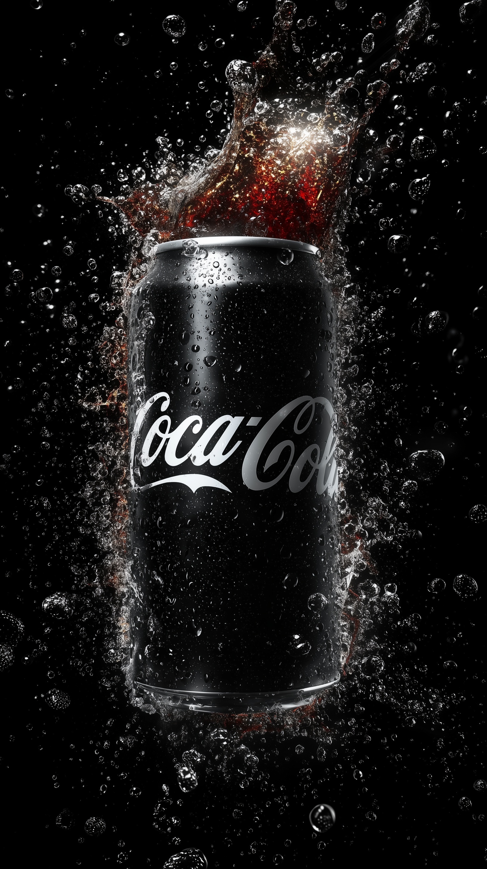 Black Can Explosion: Cola Bubbles Unleashed!