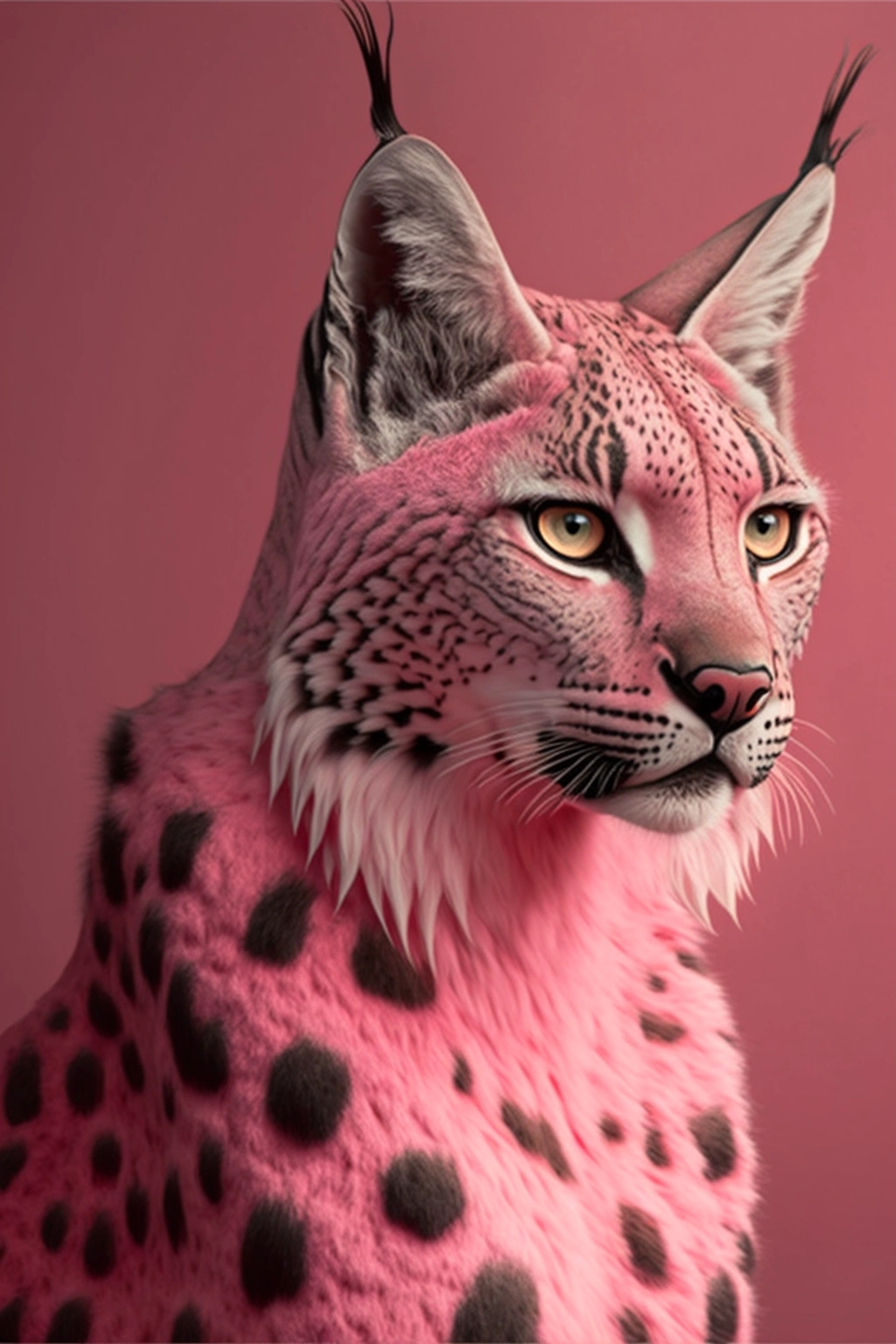 Discover the Majestic Pink Lynx