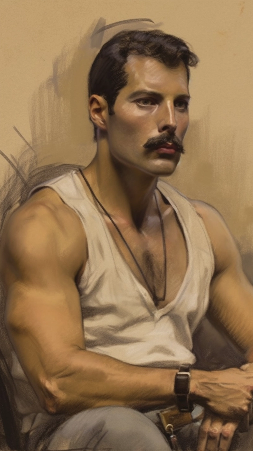 Tom of Finland's Tribute to Freddie Mercury