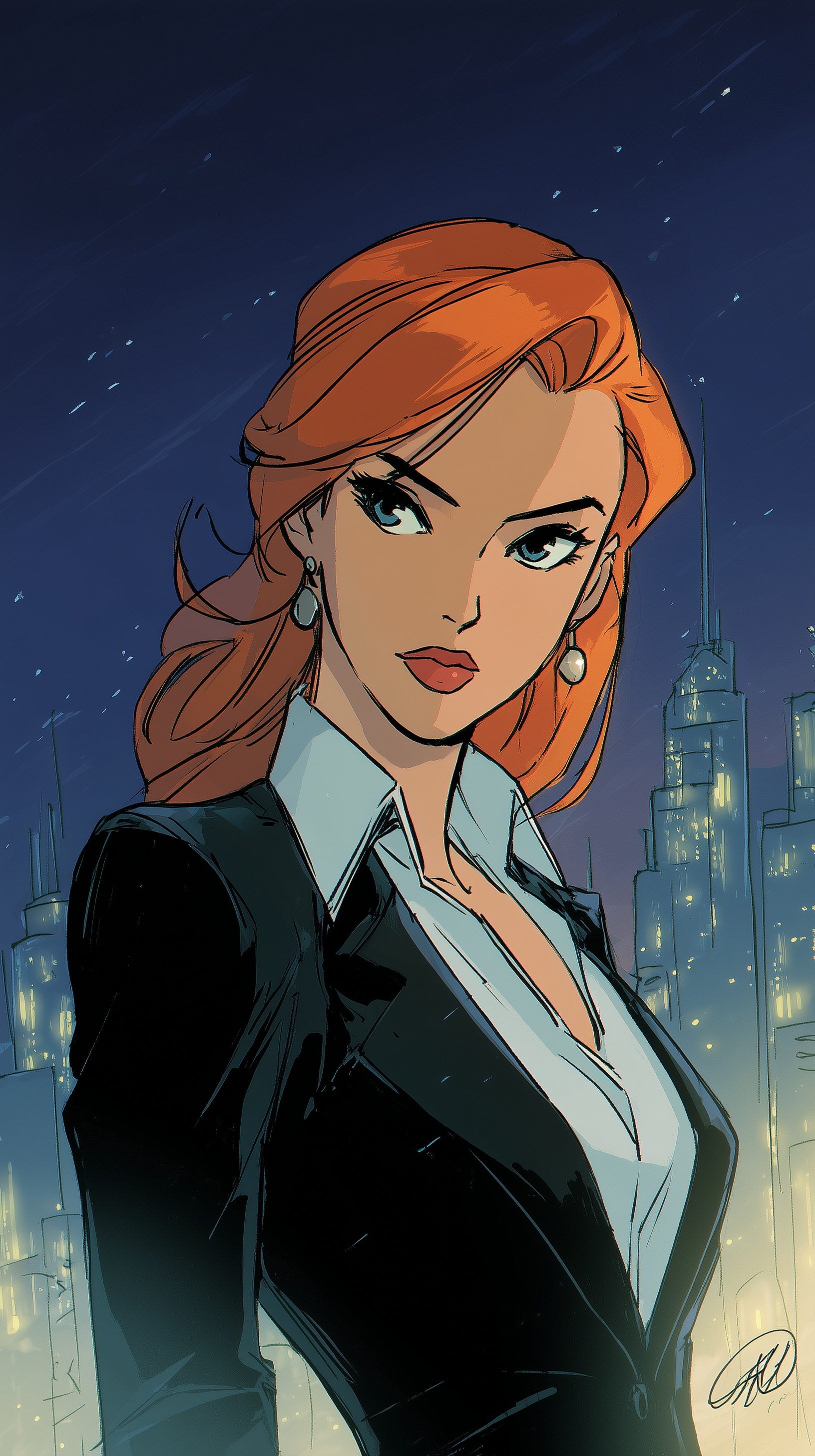 Modern Lena Luthor Art for Animated Movie