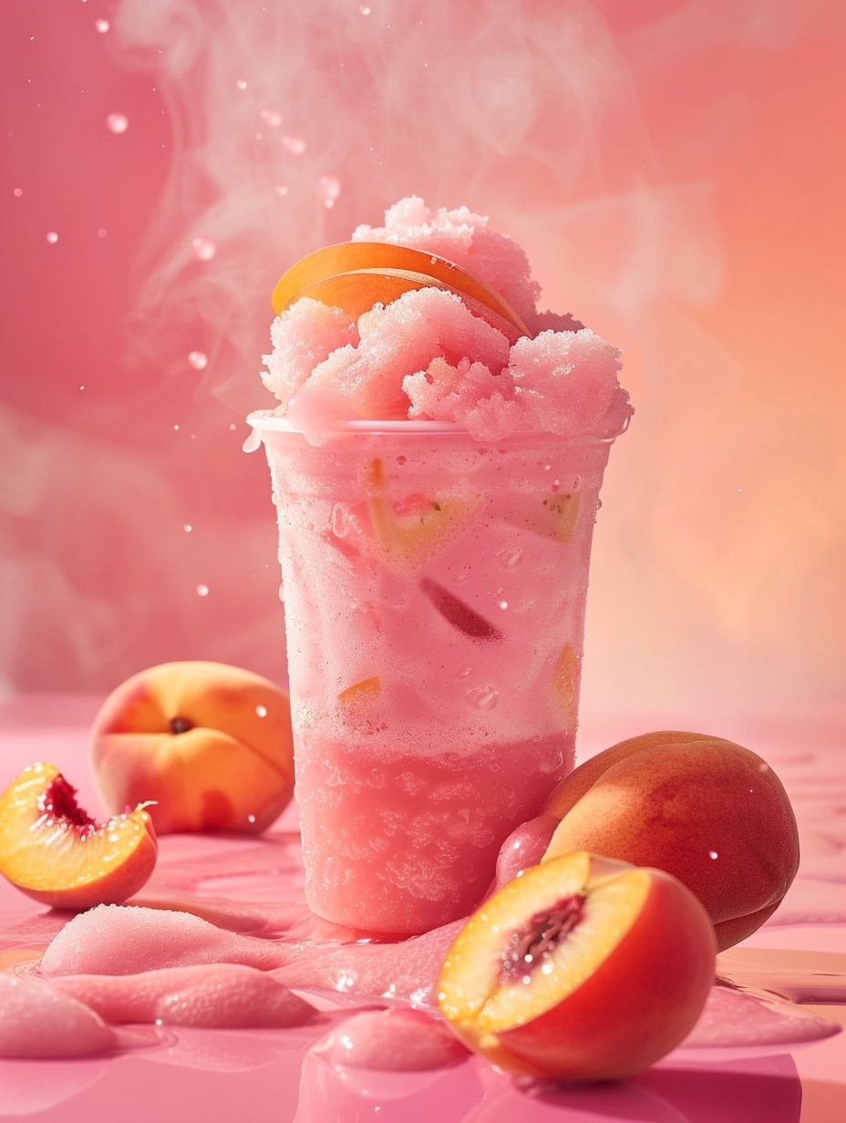 Peach Fruit Drink Photography: Ultra HD, Appetite-Boosting Ads