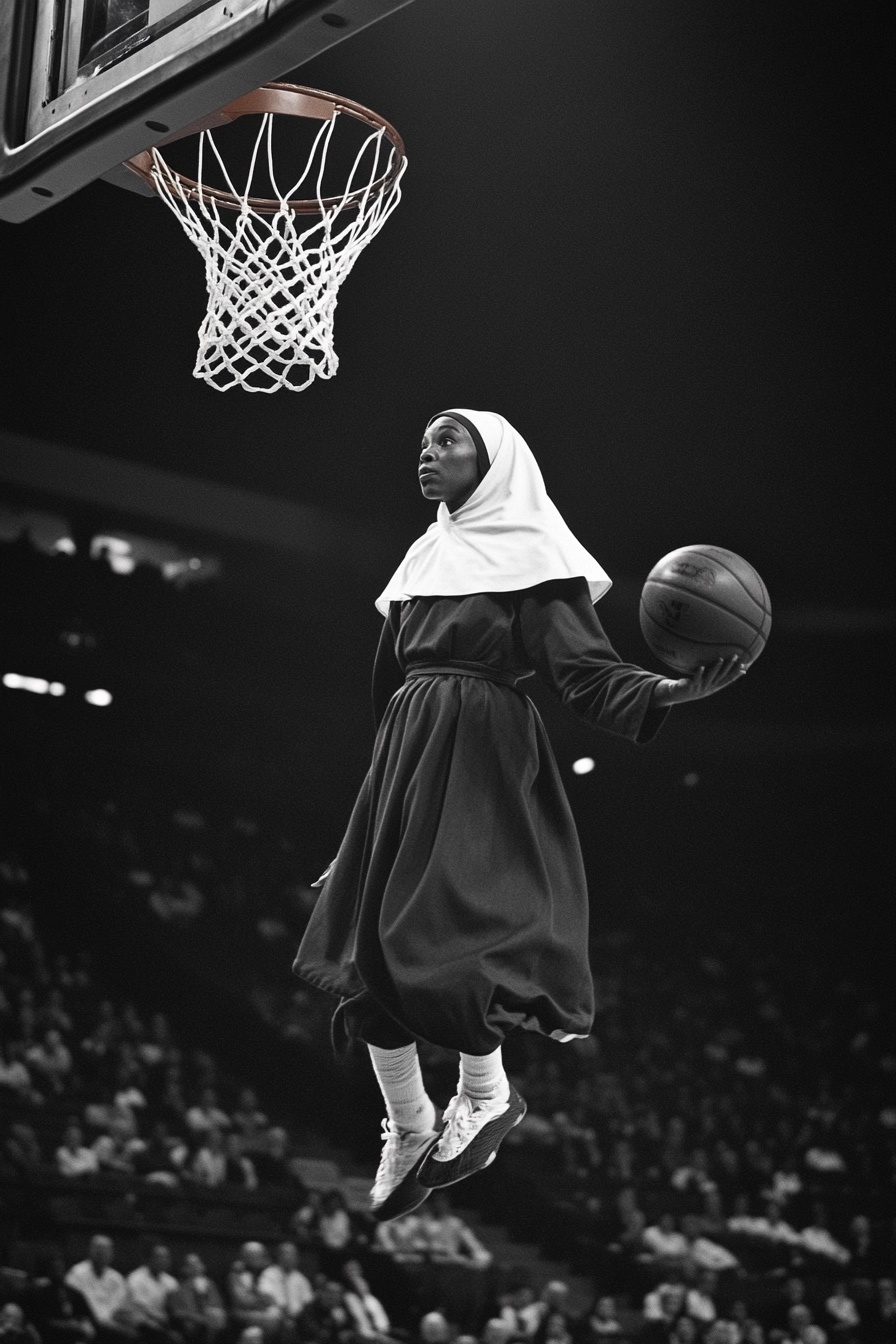 Nuns vs. Legends: A Dunk for the Ages