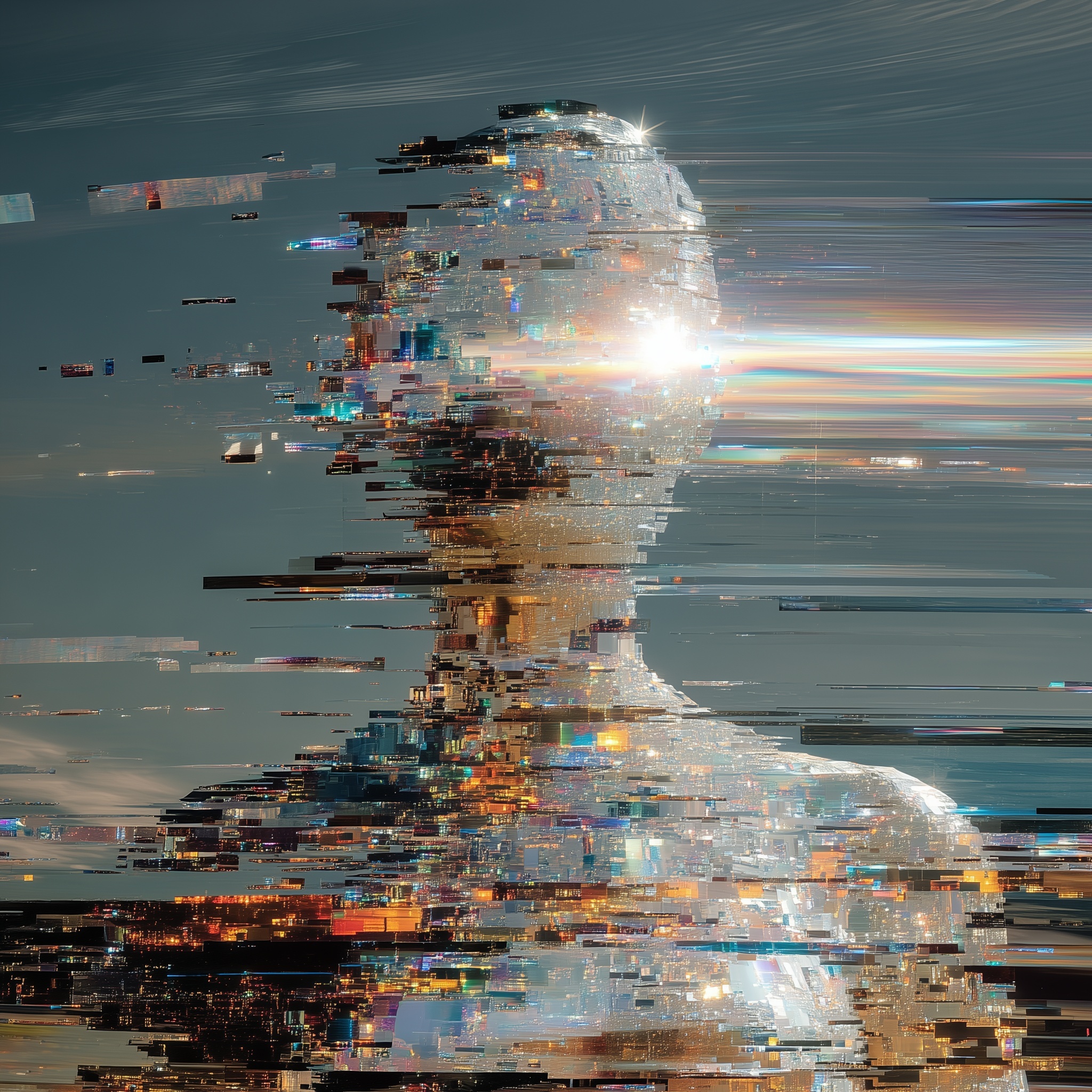 Cosmic Collage: Memories & Light in Parallel Realms