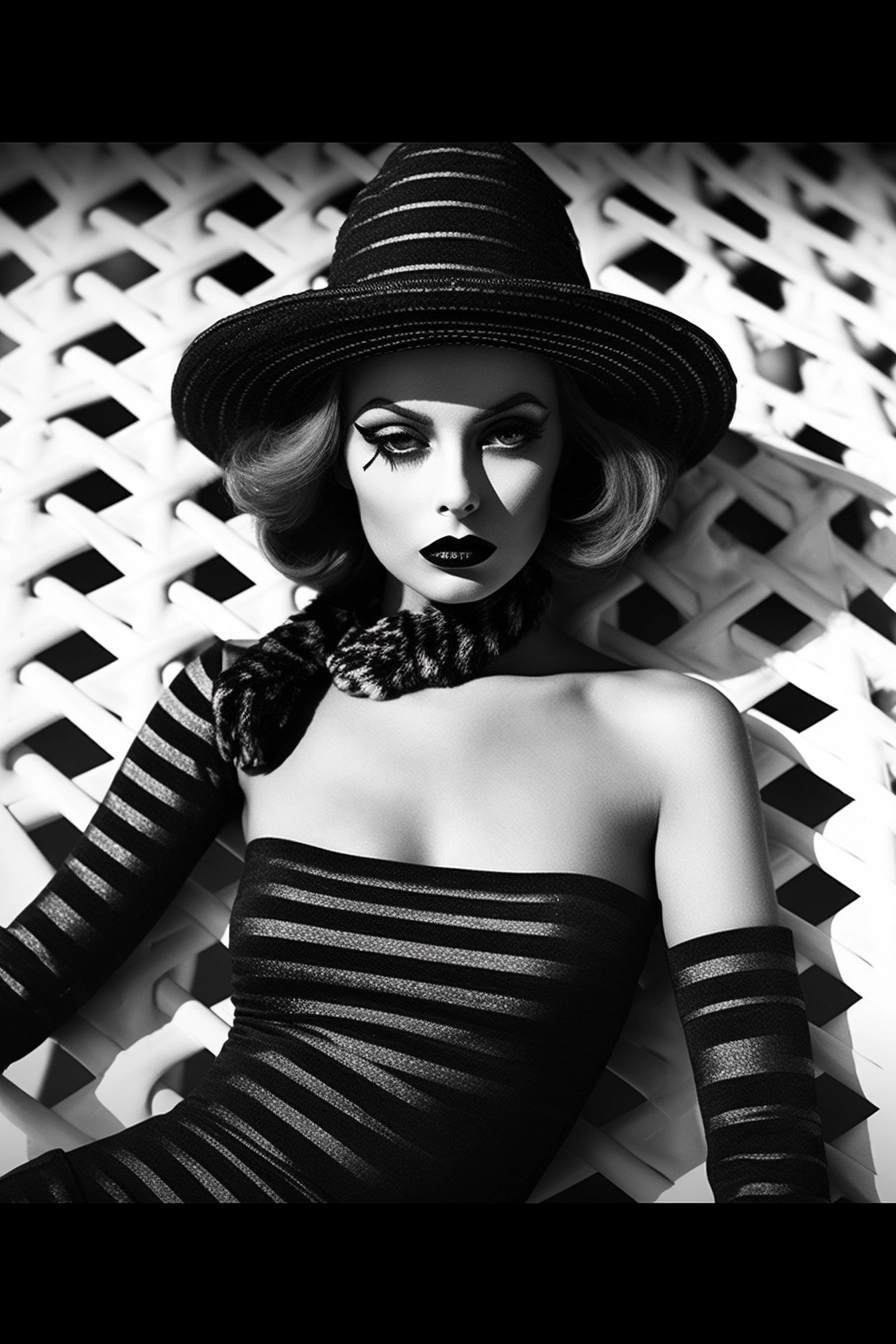 Chic Monochrome Fashion Photography