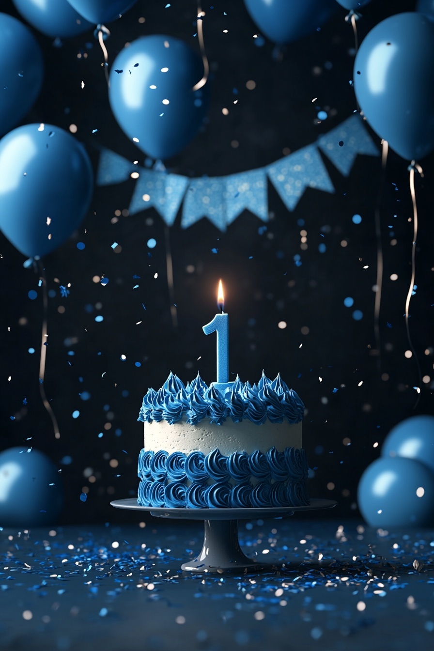 Elegant Blue Birthday Party: Celebrate in Style
