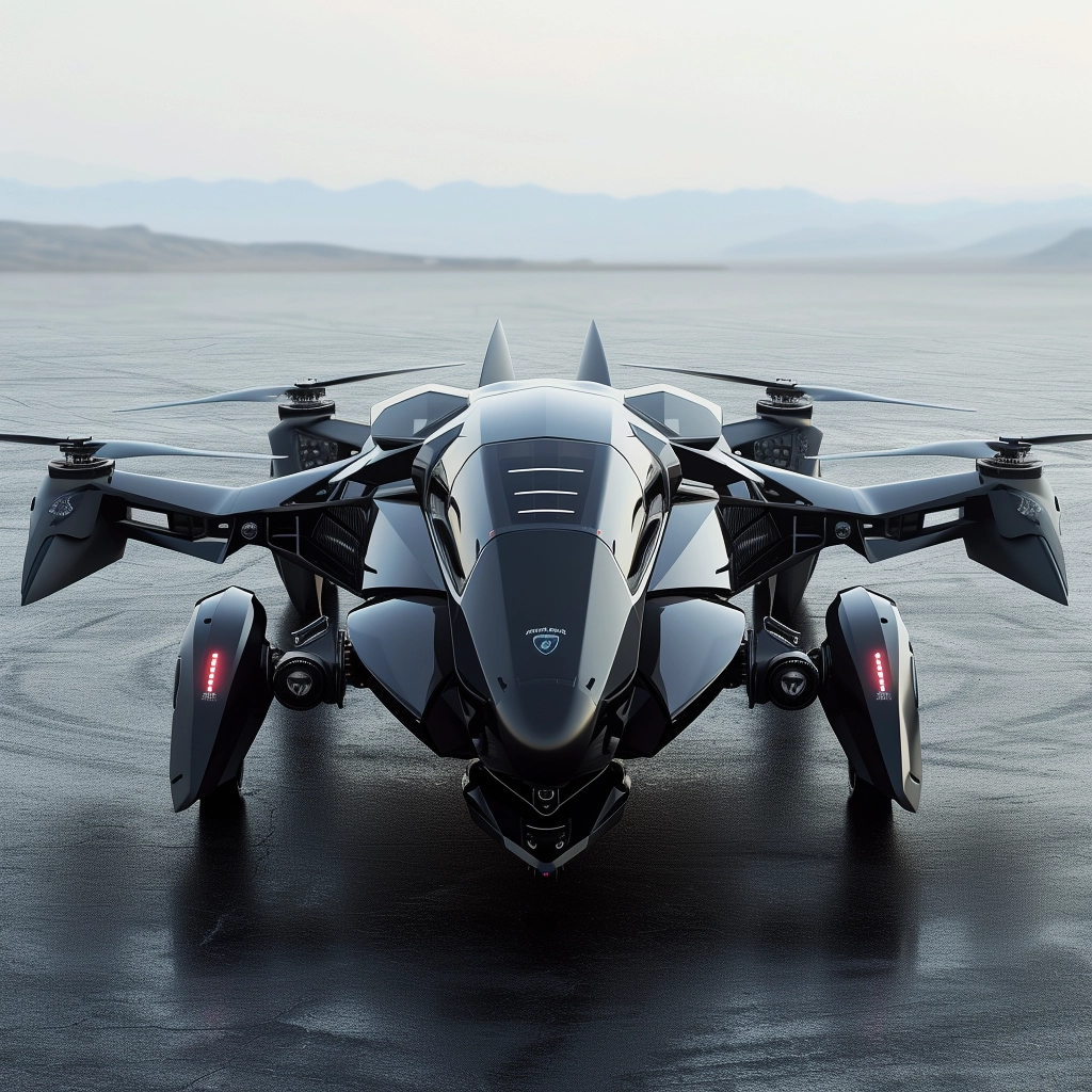 Aggressive & Layered eVTOL: A Lamborghini-inspired Electric Vertical Takeoff & Landing Aircraft