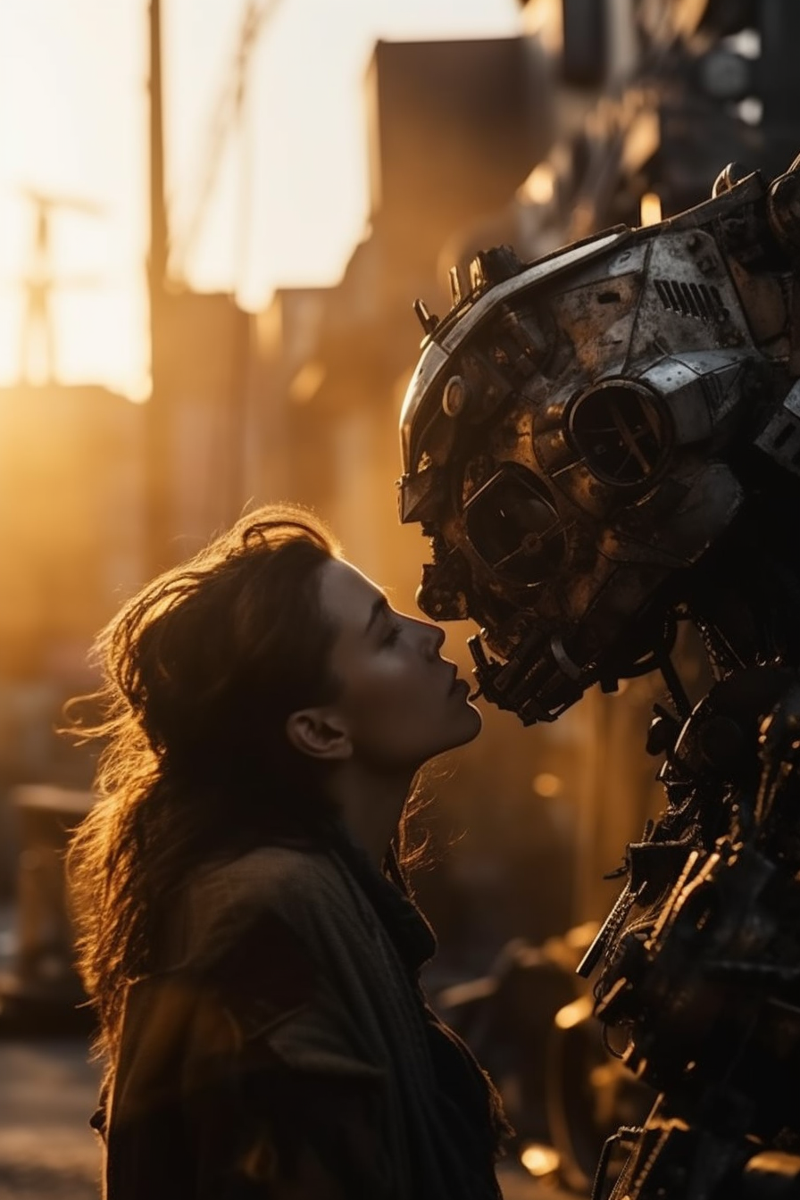 Robot Love: Cinematic Action in 8K