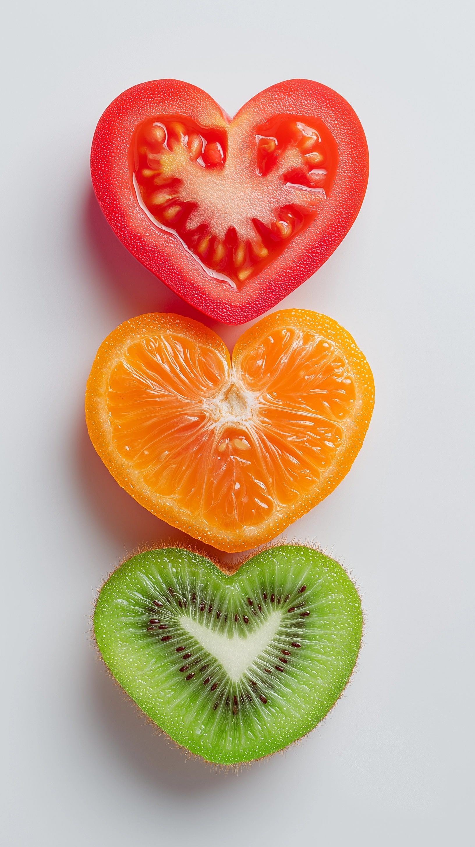 Heart-Shaped Fruit Delight: Captivating Food Art