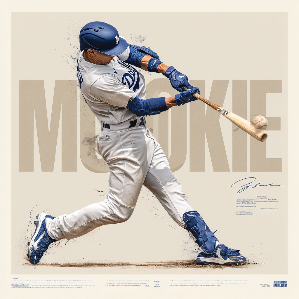 Mid-Swing Magic: Mookie's Epic Moment