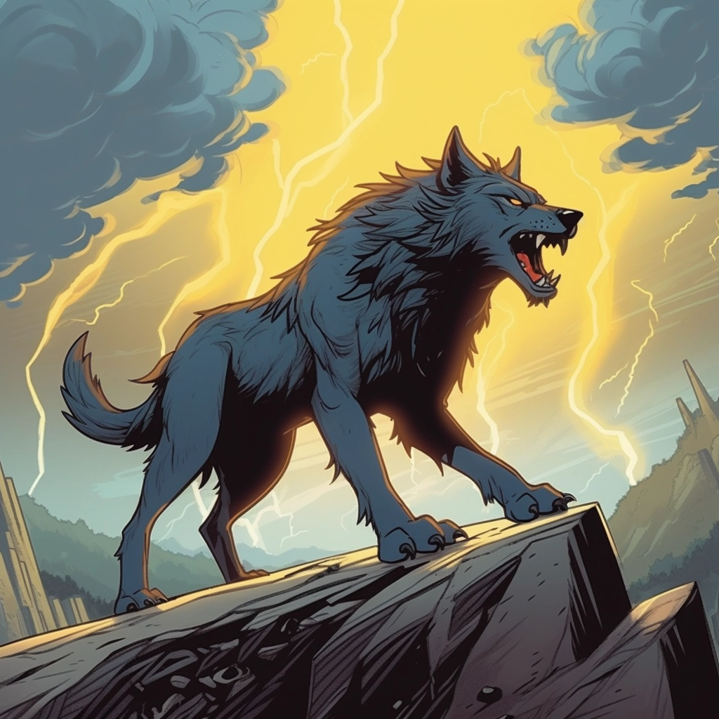 Thunder Wolf: Comic Art Masterpiece