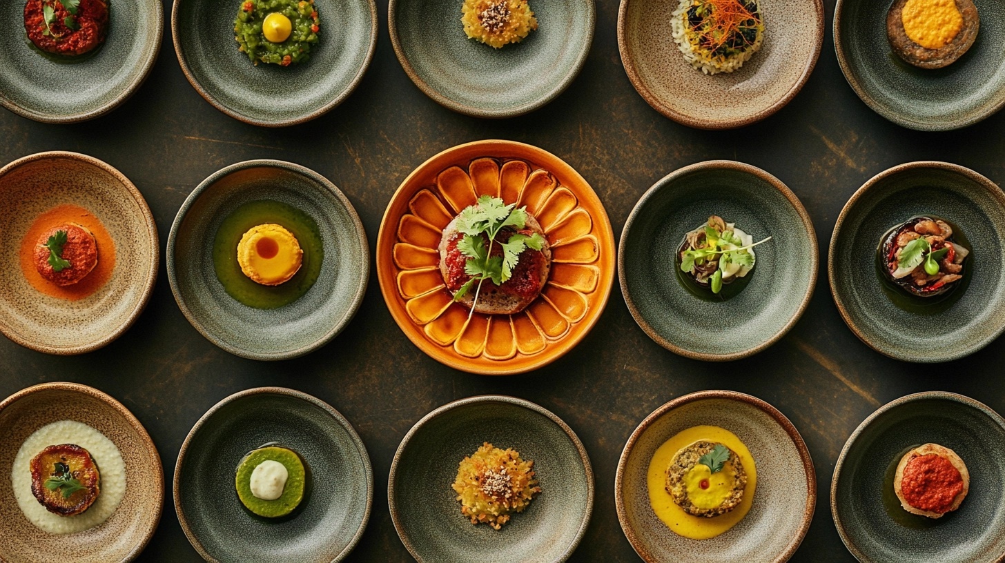 Artful Indian Cuisine: Layered Dining Experience