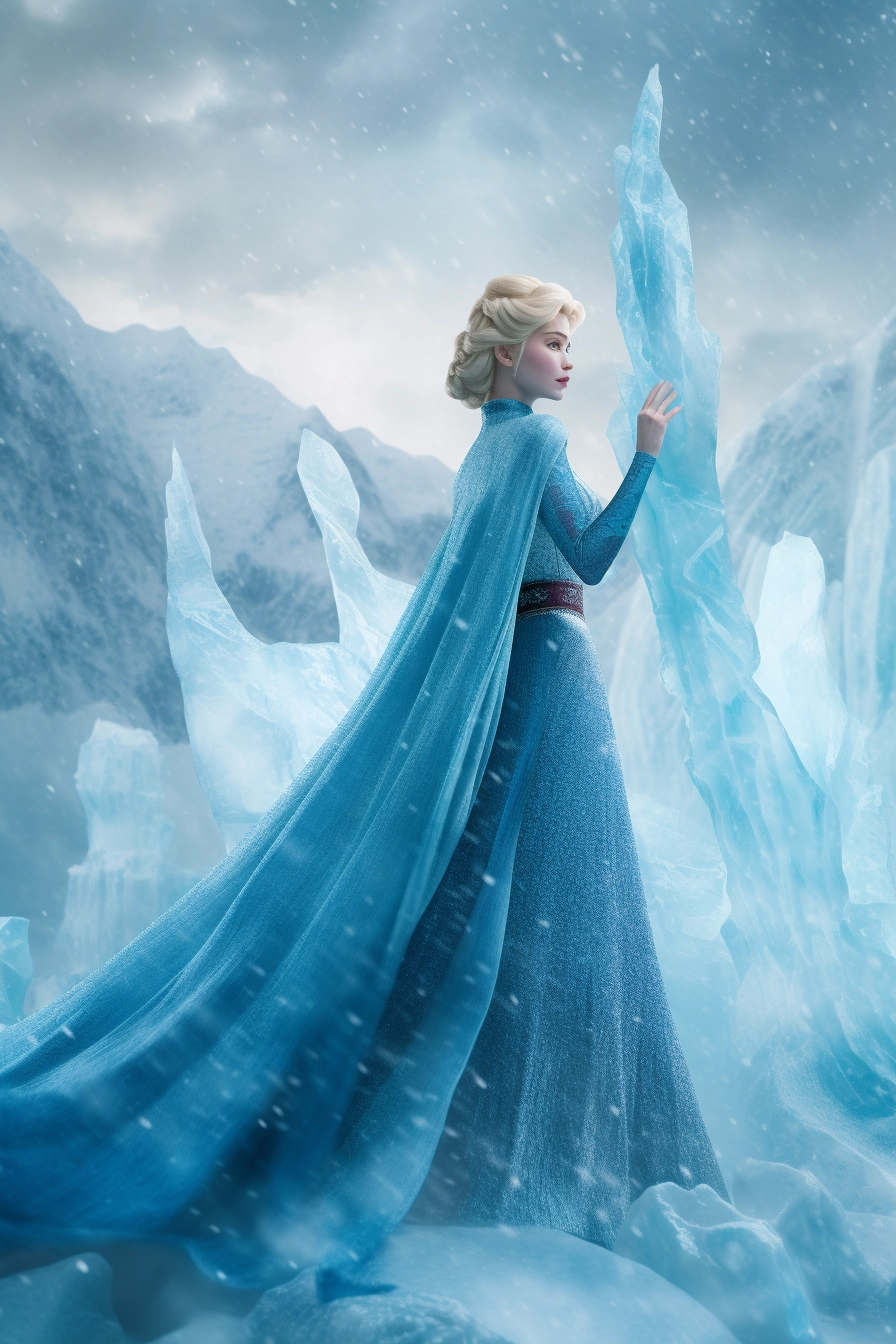 Elsa: Majestic Ice Queen in Real Life