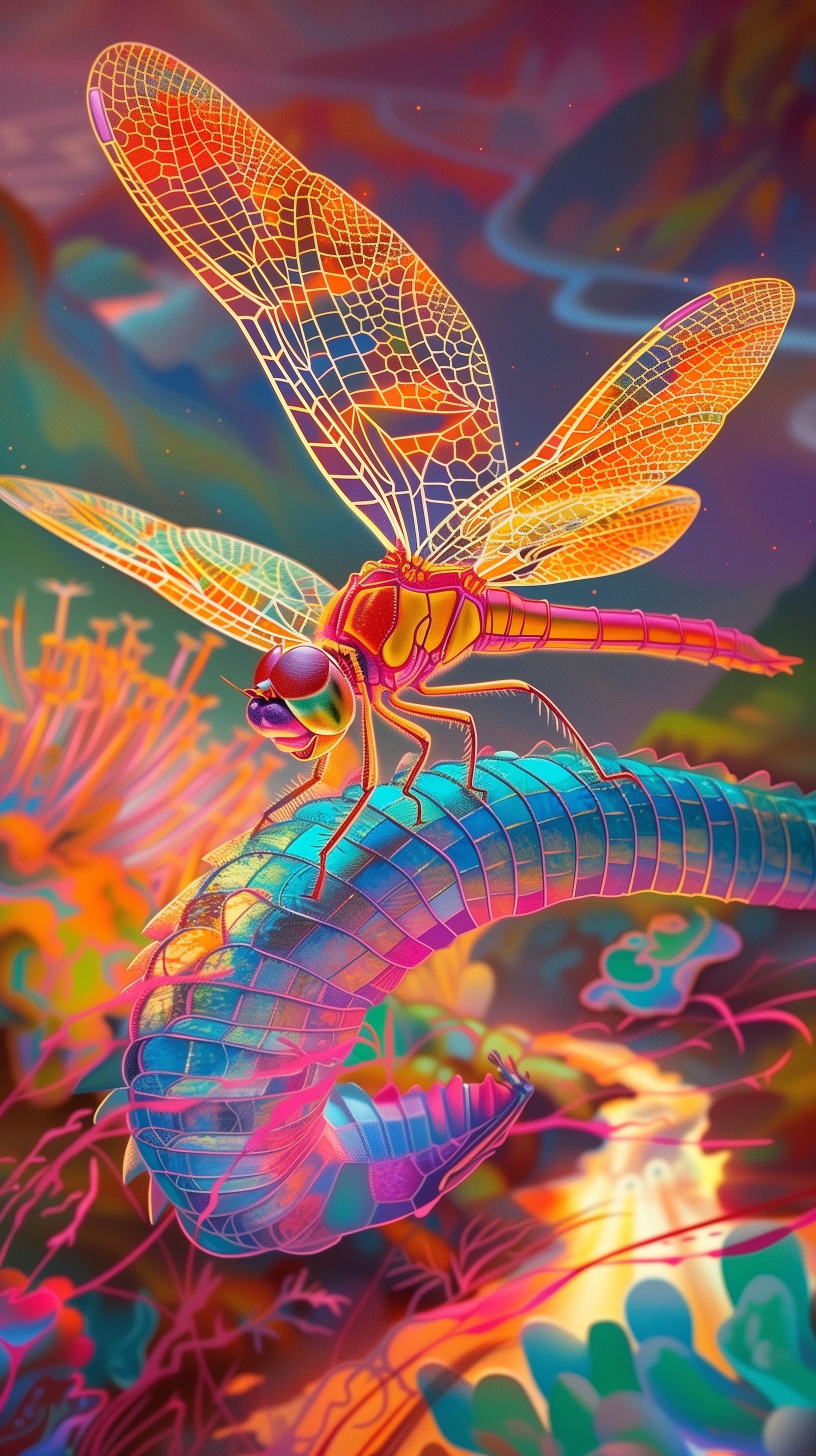 Discover the Enchanted Land of Iridescent Dragonflies