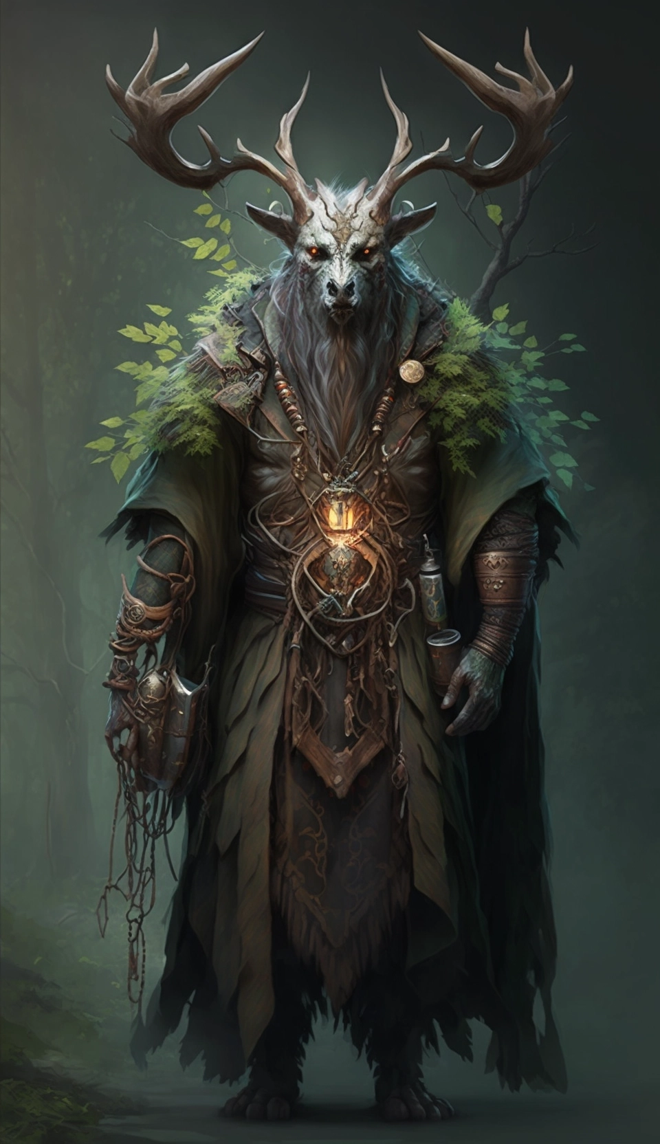 Forest Druid: Stunning Octane Rendered Digital Art