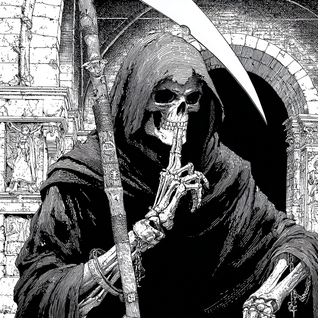 Whispers of the Afterlife: The Grim Reaper Speaks