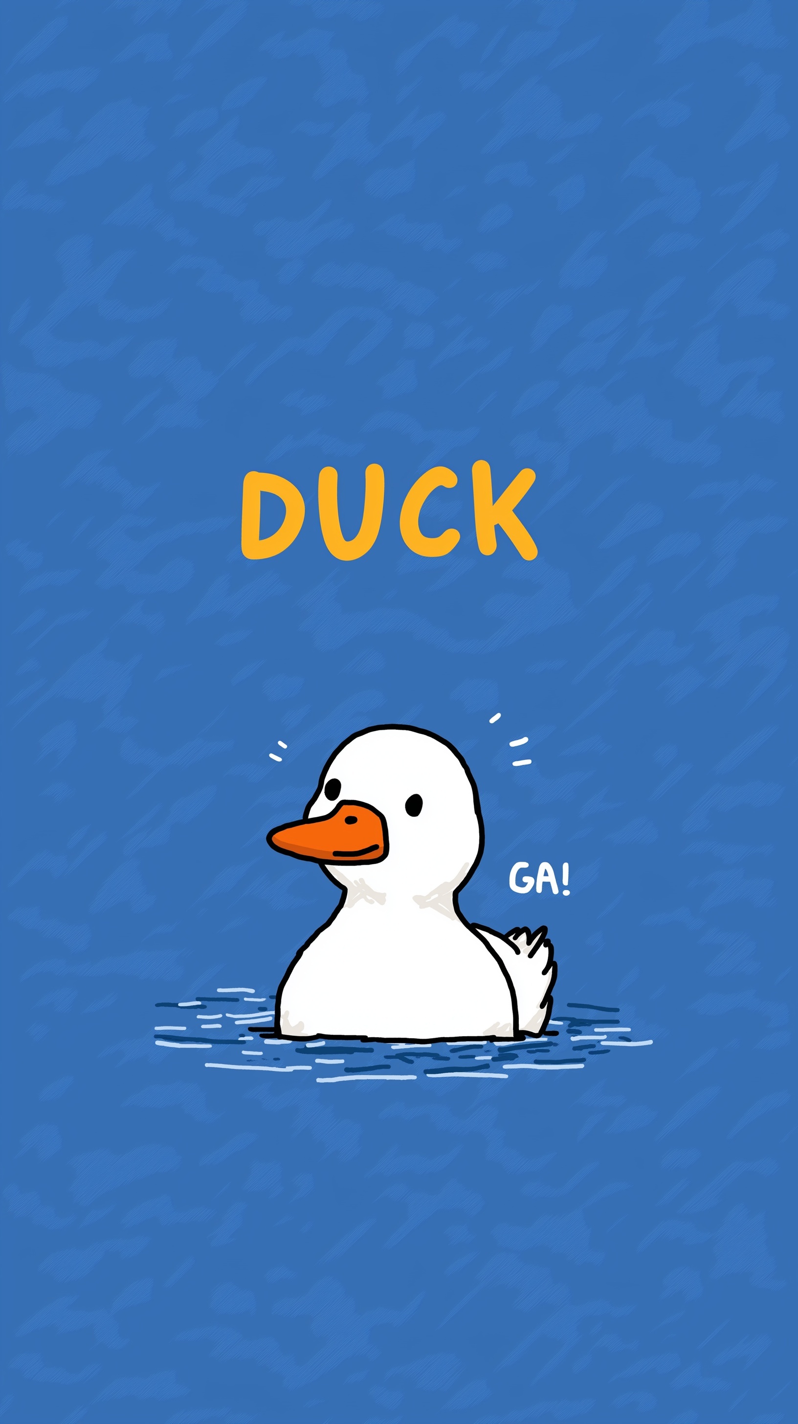 Cheerful Duck Illustration for Your Space