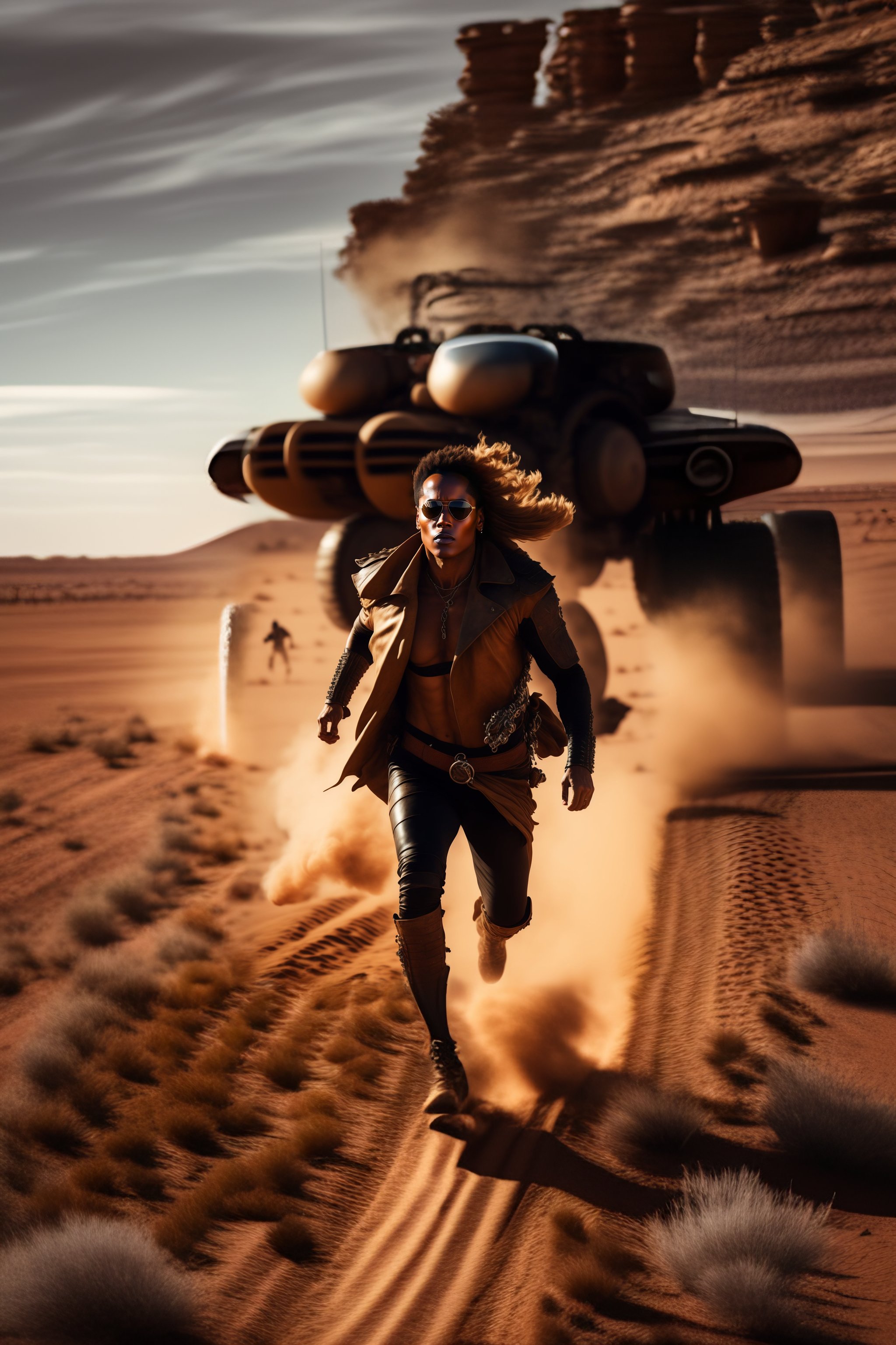 Mad Max Runners Chase Spaceships