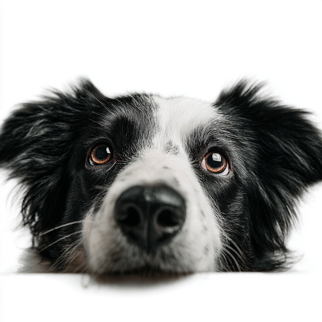 Adorable Cartoon Border Collie: Capture the Fun!
