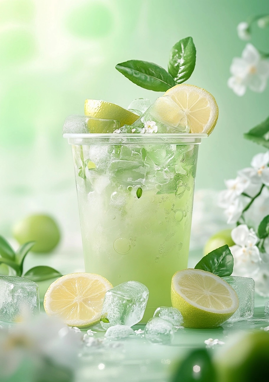 Refreshing Jasmine Green Tea with Citrus Twist