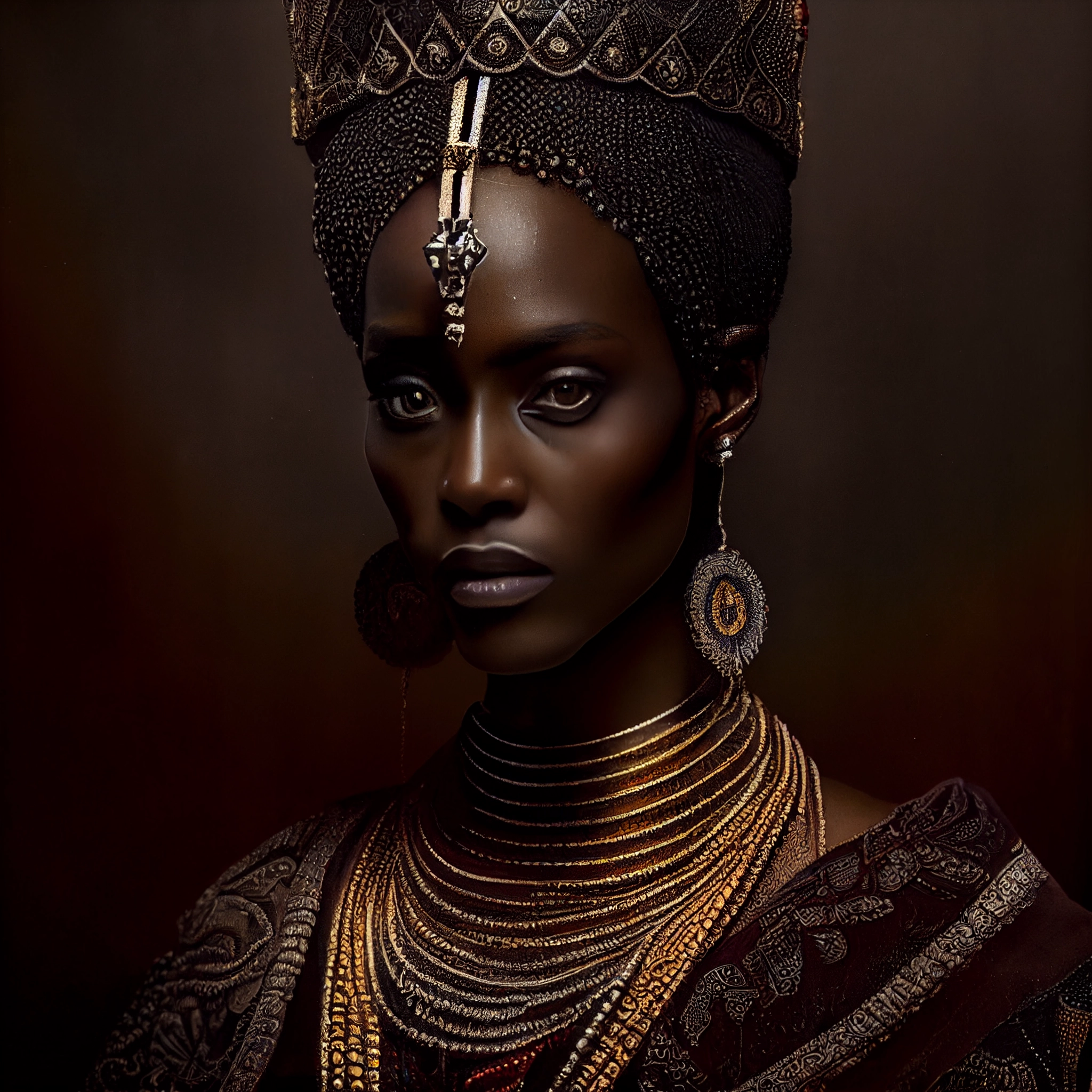 Dark-Skinned Byzantine Empress Theodora: A Stunning Portrait