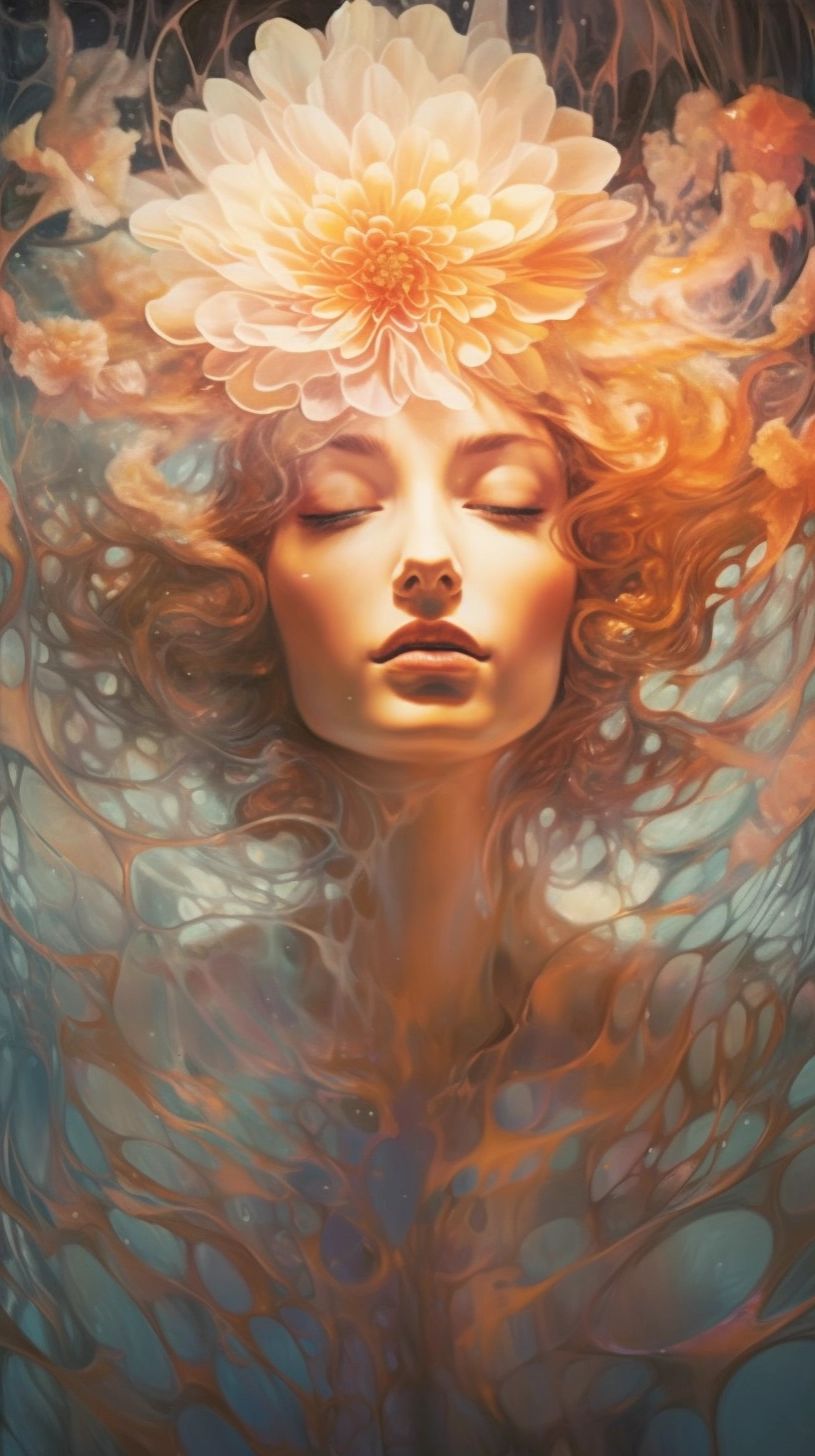 Ethereal Flower Girl Portrait: Anna Dittman Style