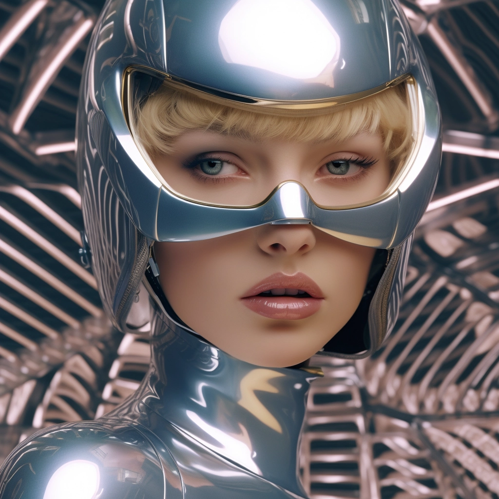 Award-Winning Sorayama-Style LV Matrix in 8K