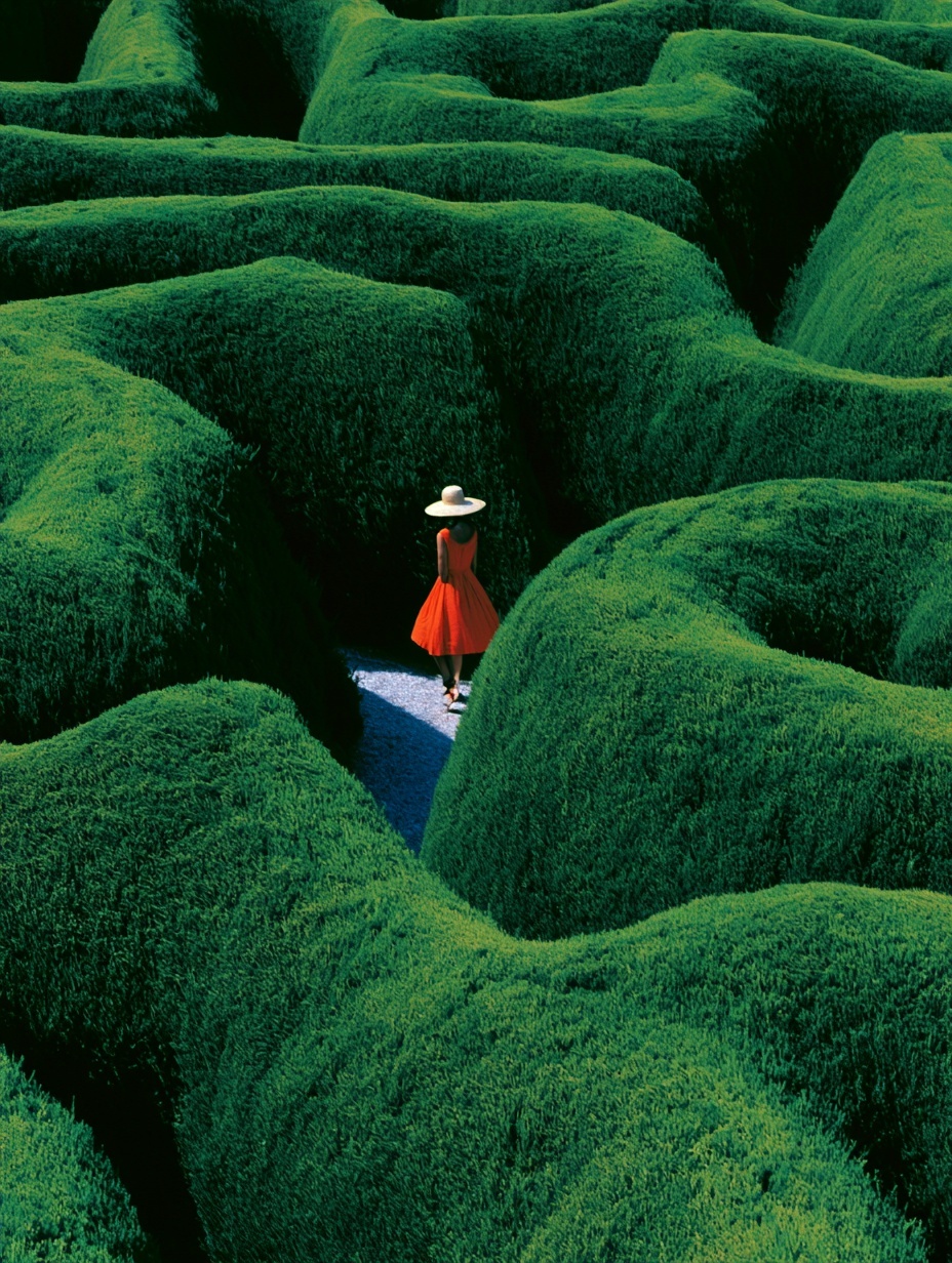 Explore the Enigma of the Giant Hedge Maze