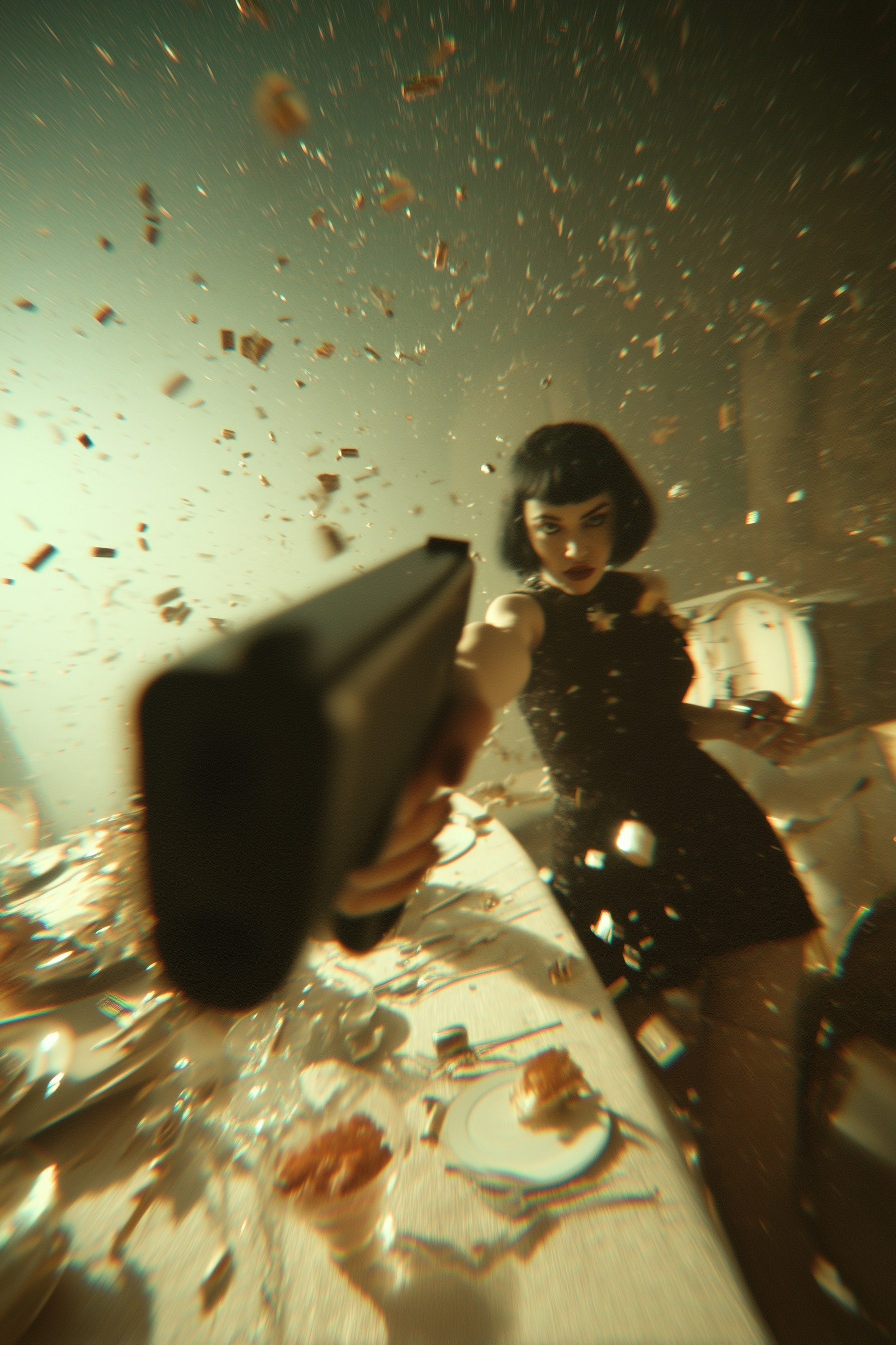 Retro Crime Chaos: Fearless Femme Fatale Action