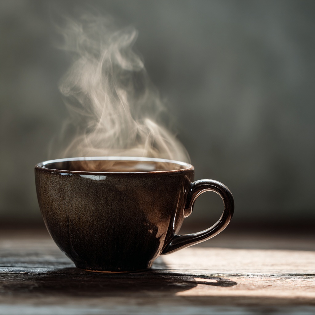 Warm Coffee Moments: Perfectly Lit Indulgence