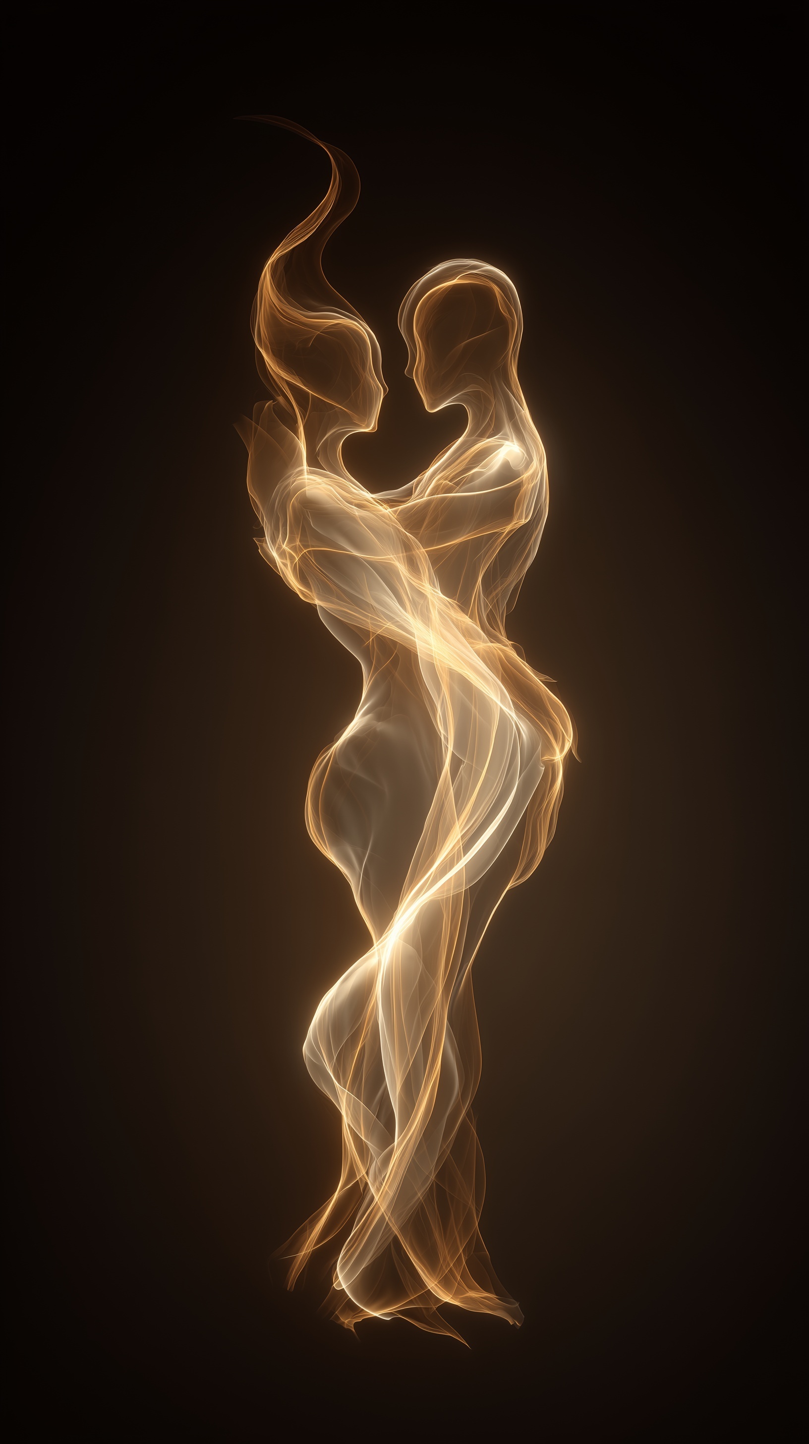 Eternal Embrace: A Flame of Divine Love