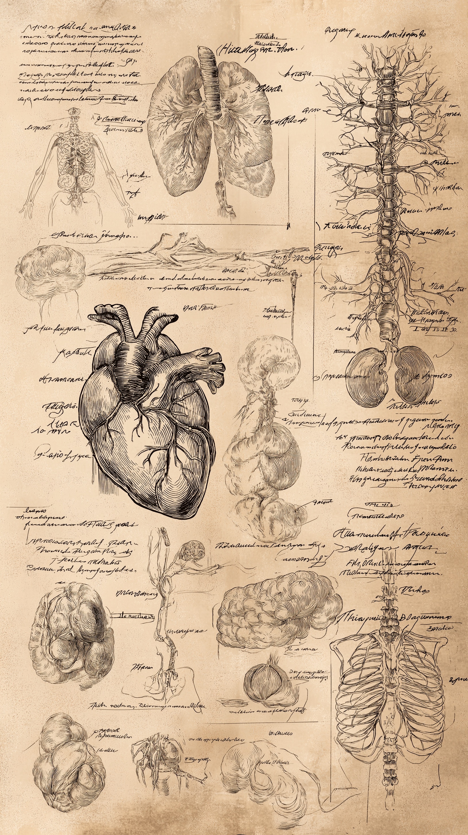 Explore Da Vinci-Style Anatomical Art & Insights