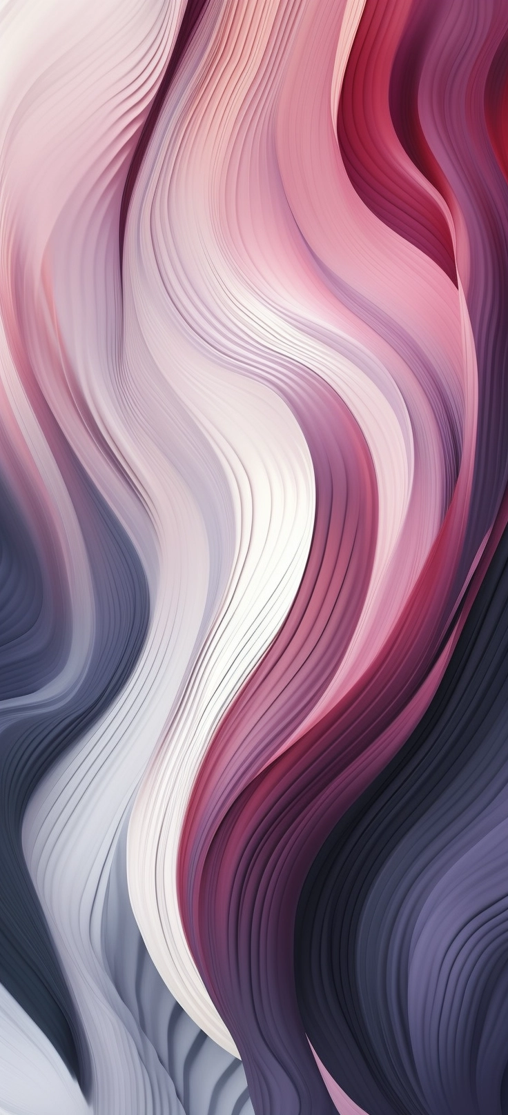 Futuristic Chromatic Waves: Vibrant Backdrops & Smooth Curves