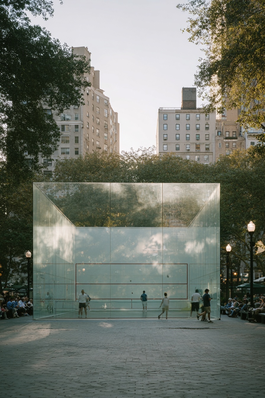 Urban Squash Court: Play in Central Park!