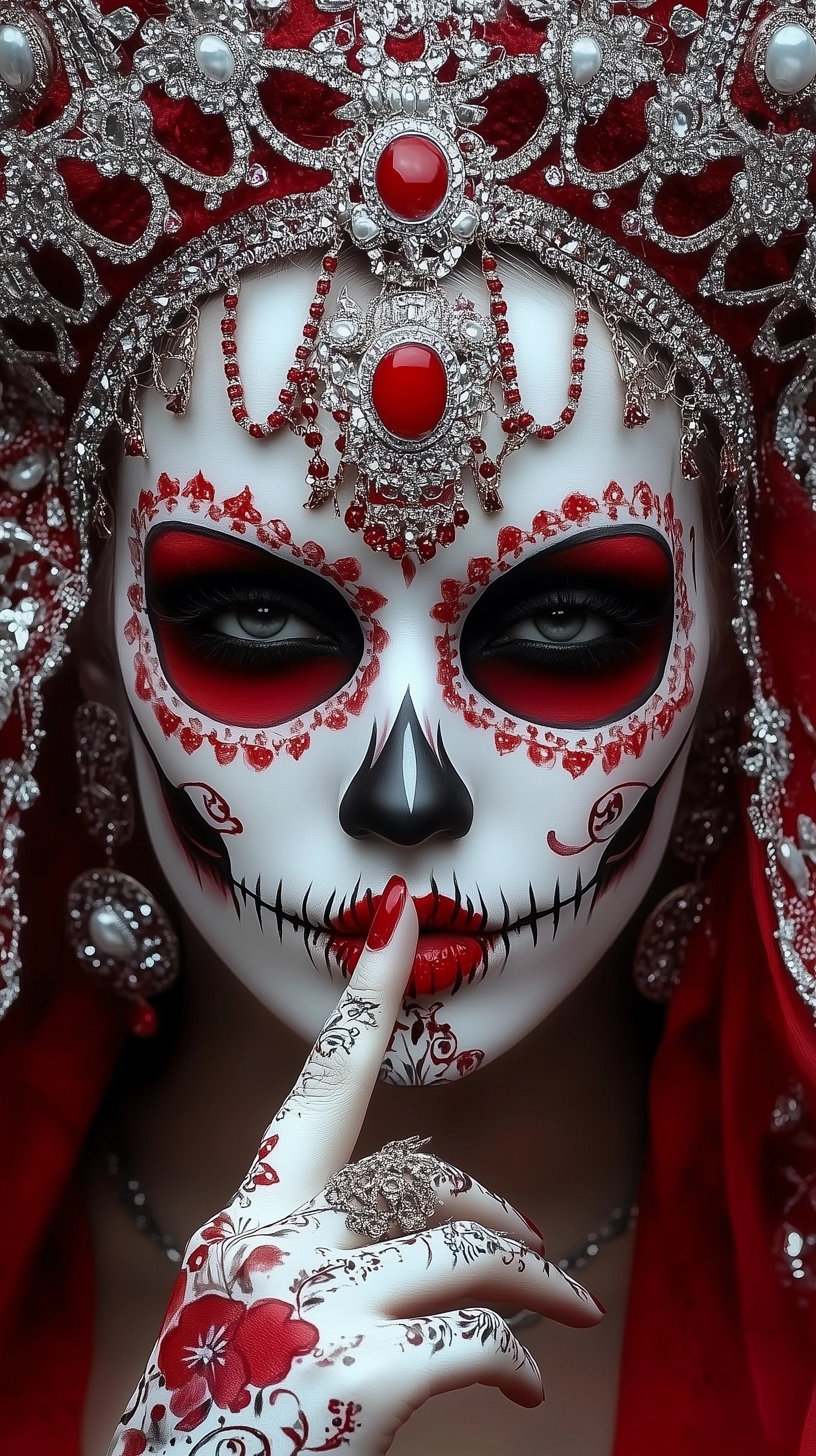 Dia de los Muertos: Stunning Skull Makeup Art