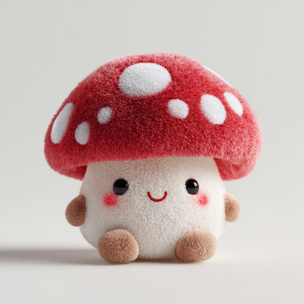 Adorable Plush Mushroom | Soft & Kawaii Bliss