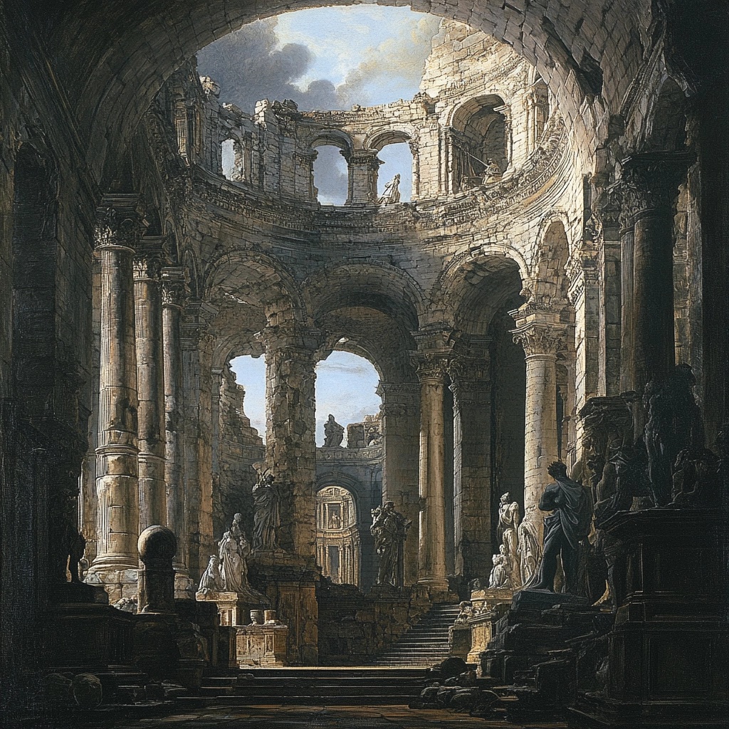 Explore Unusual Temple Ruins: Piranesi's Vision