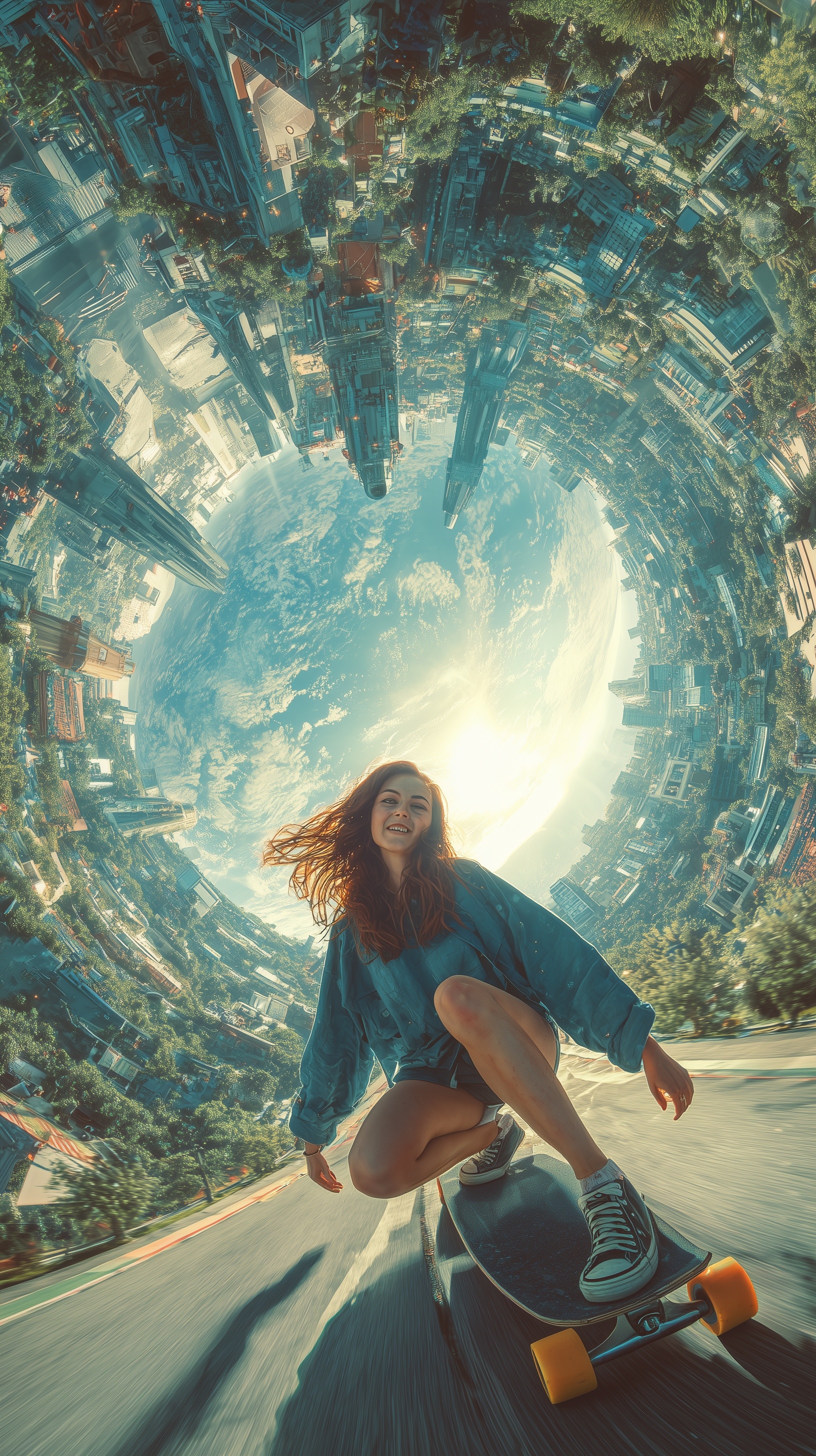 Thrill of the Ride: Urban Freedom on a Longboard