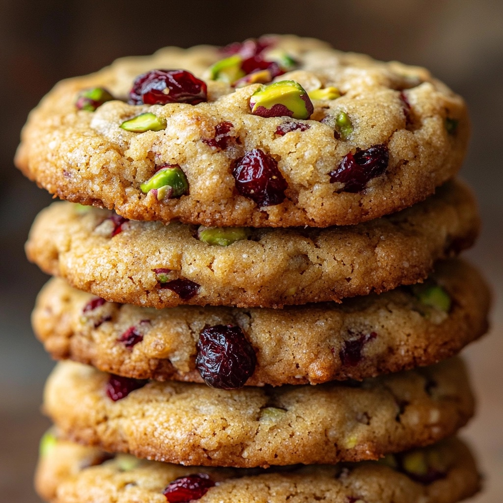 Homemade Cranberry Pistachio Cookies - Irresistibly Chewy