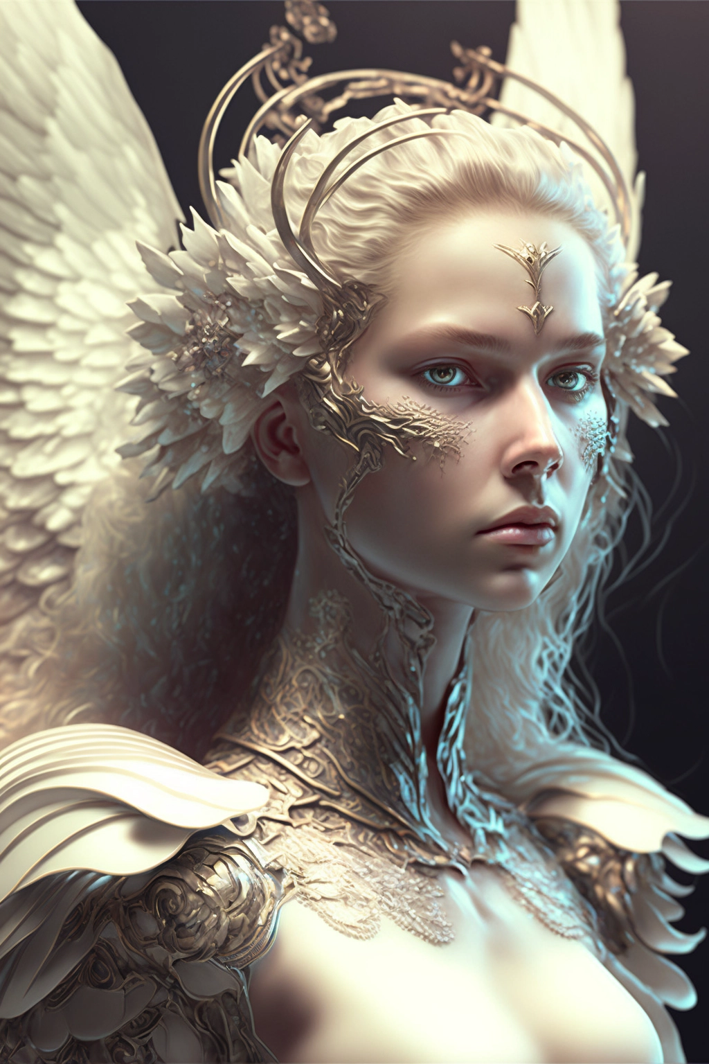 Seraph Girl: Glowing Medium Body Photography