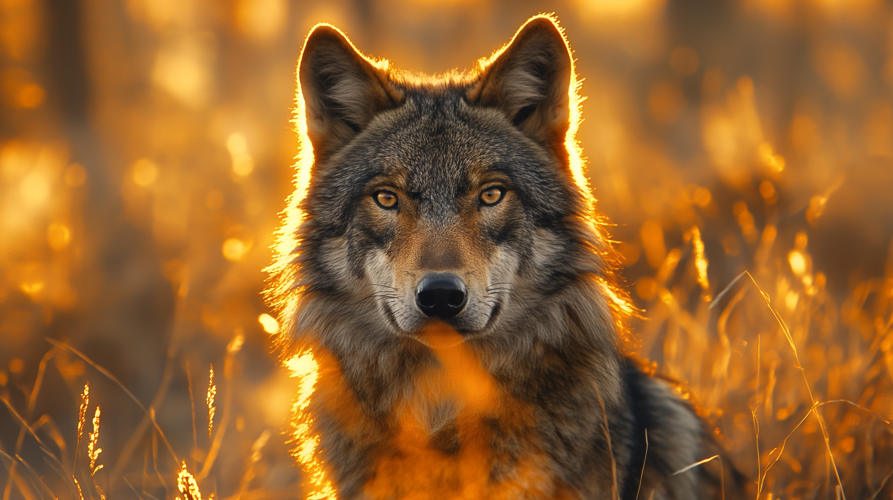 Beautiful Wolf: Capturing the Wilderness in Dreamcore