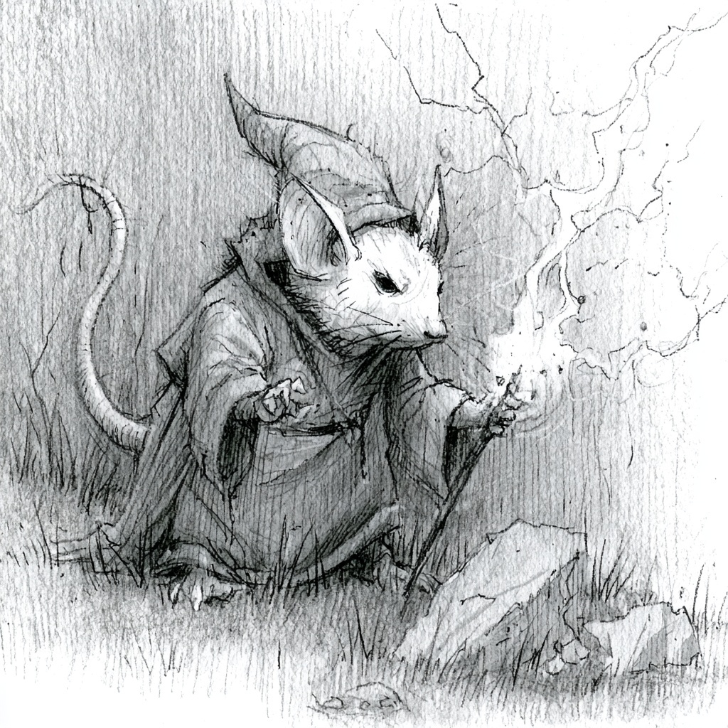 Master the Dark Arts: Evil Albino Mouse Wizard