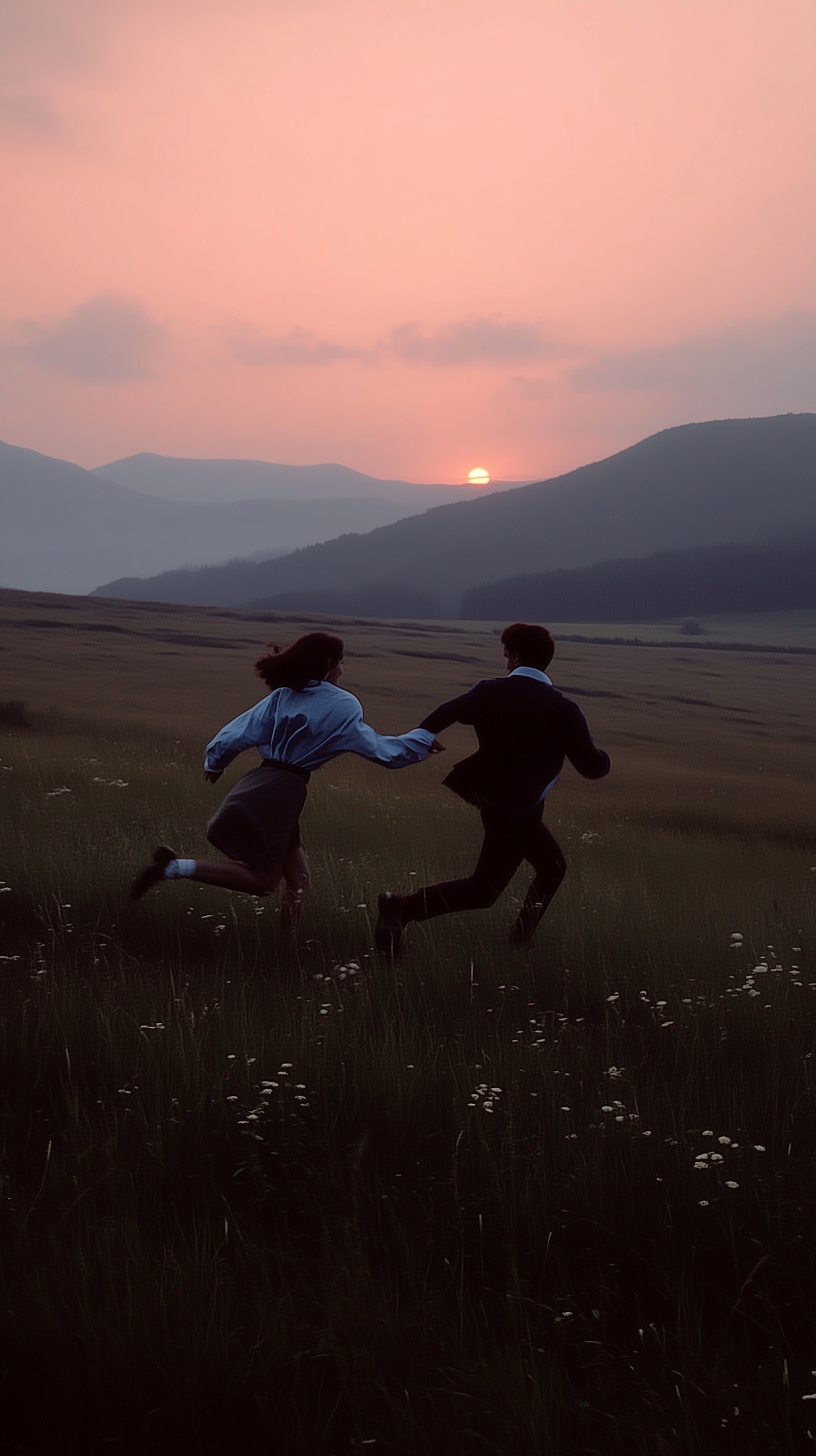 Chasing Shadows: A Romantic Evening Run