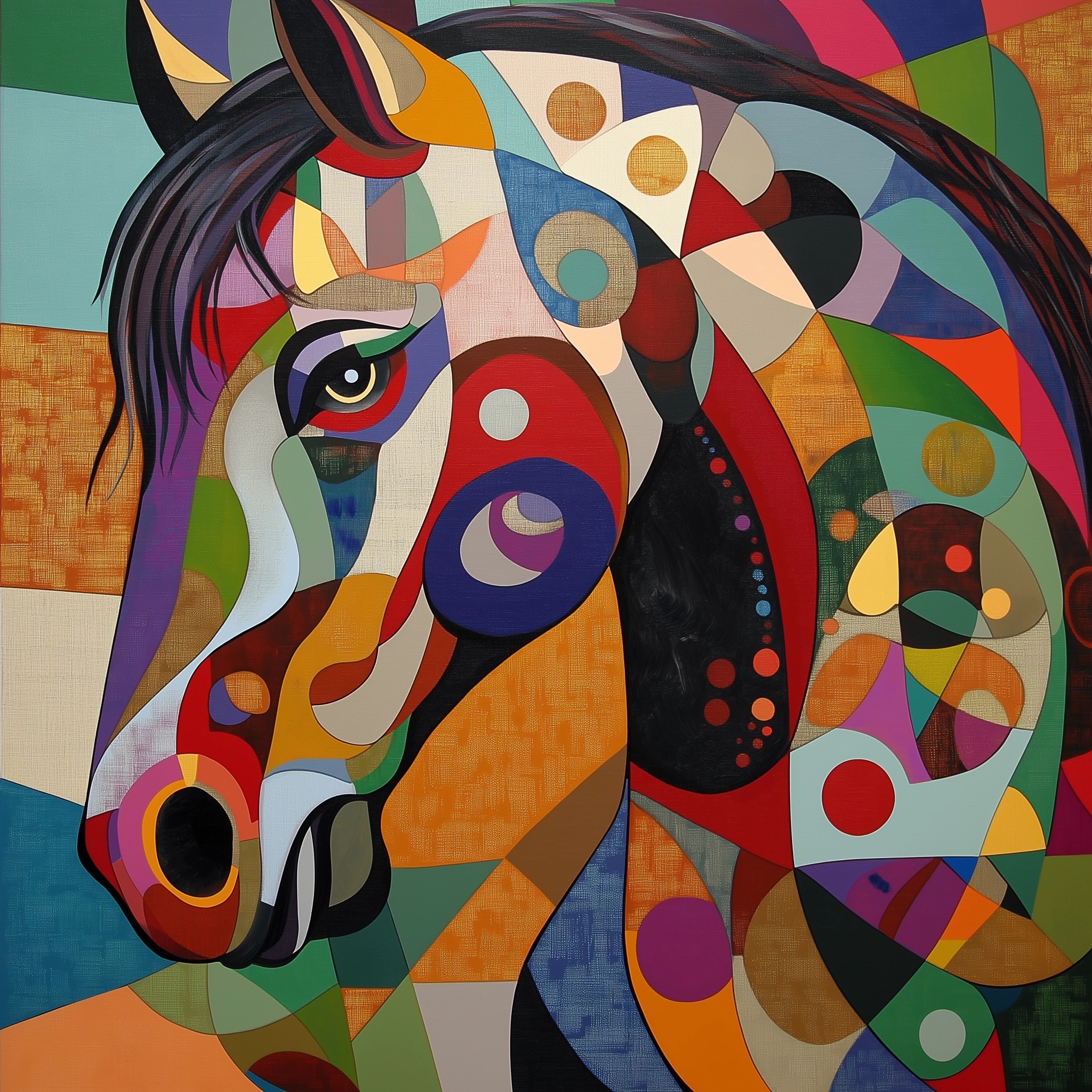 Stunning Abstract Horse Paintings - Original Art