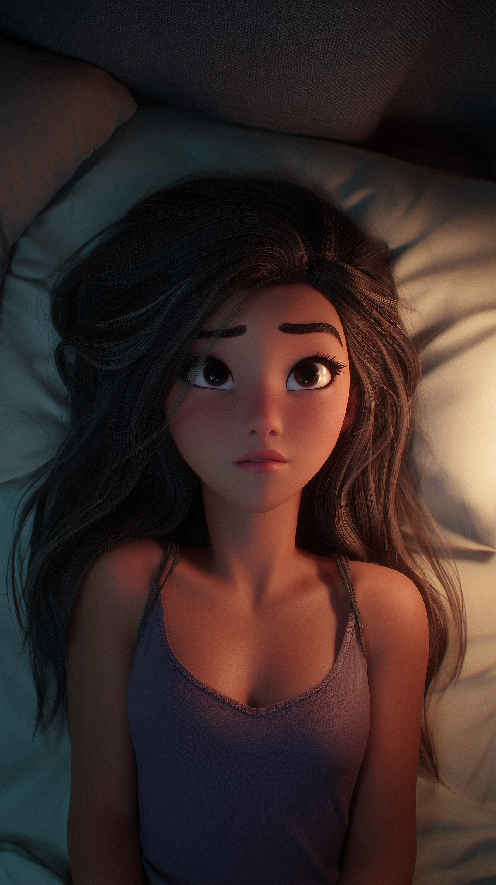 Intimate Night Scene: A Modern Cinematic Portrait