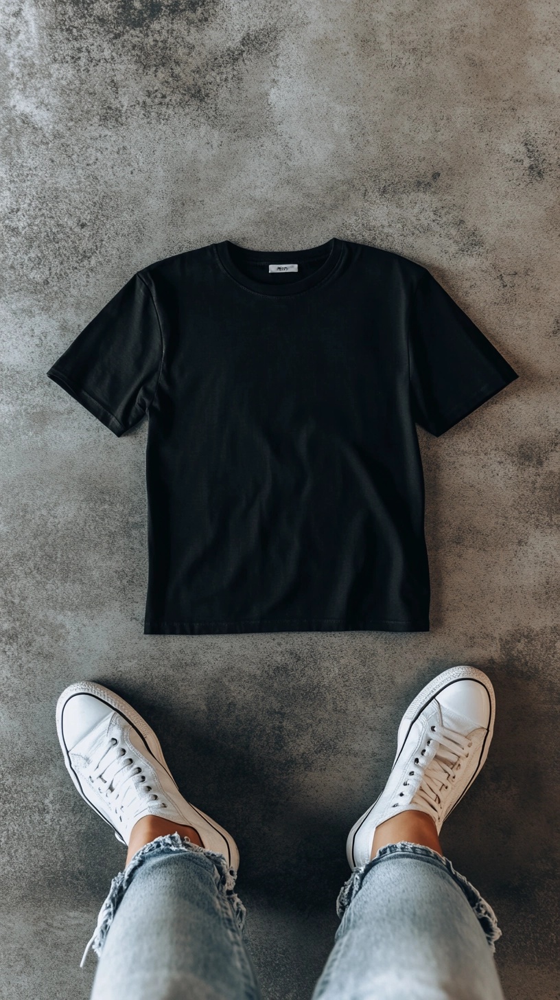 Stylish Vintage Black T-Shirt for Trendy Outfits