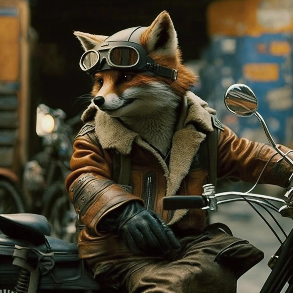 Ride with the Fox: Vintage Motorcycle Adventure