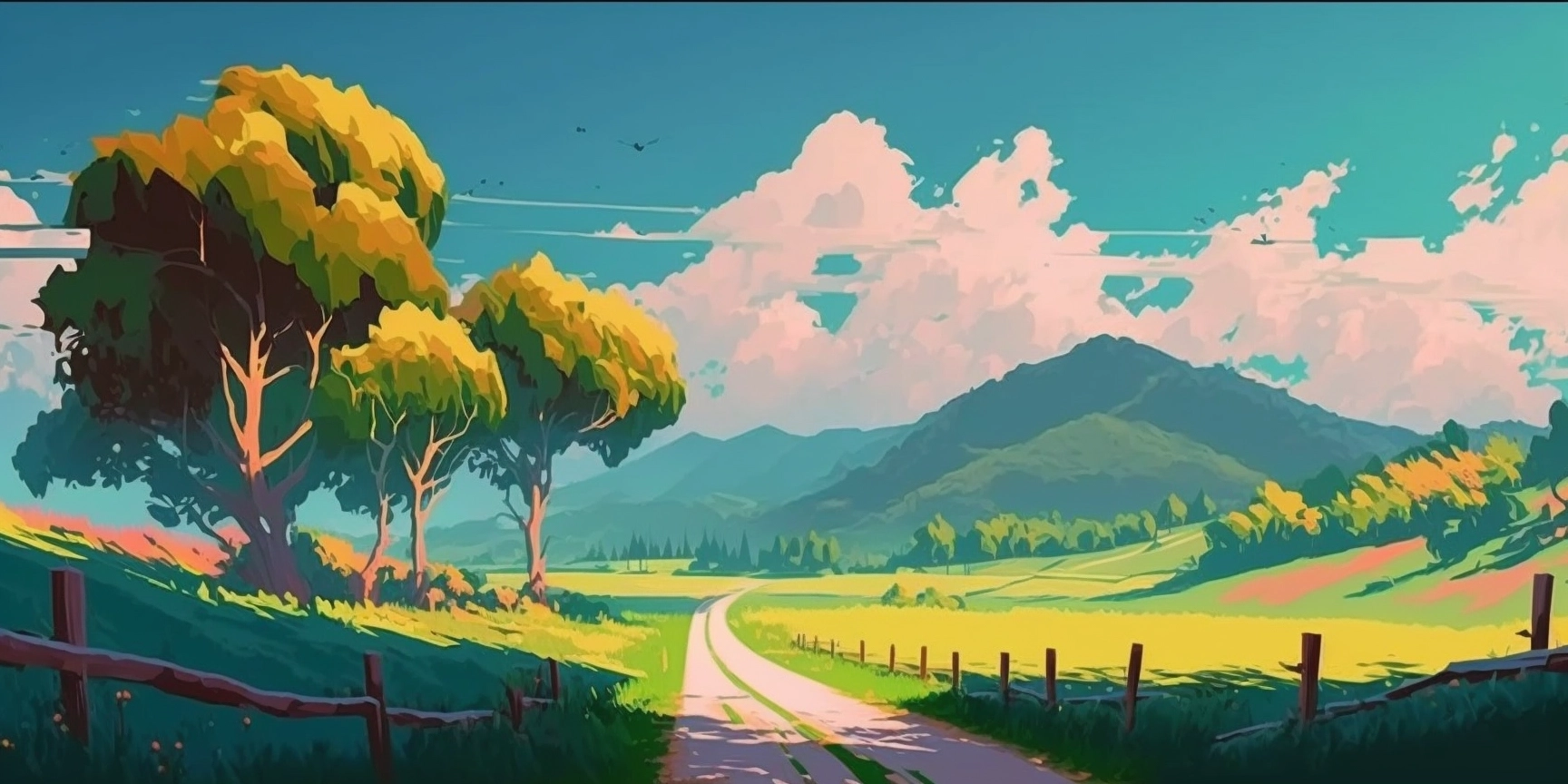 Stunning Anime Landscapes: Rural Beauty & Cinematic Lighting