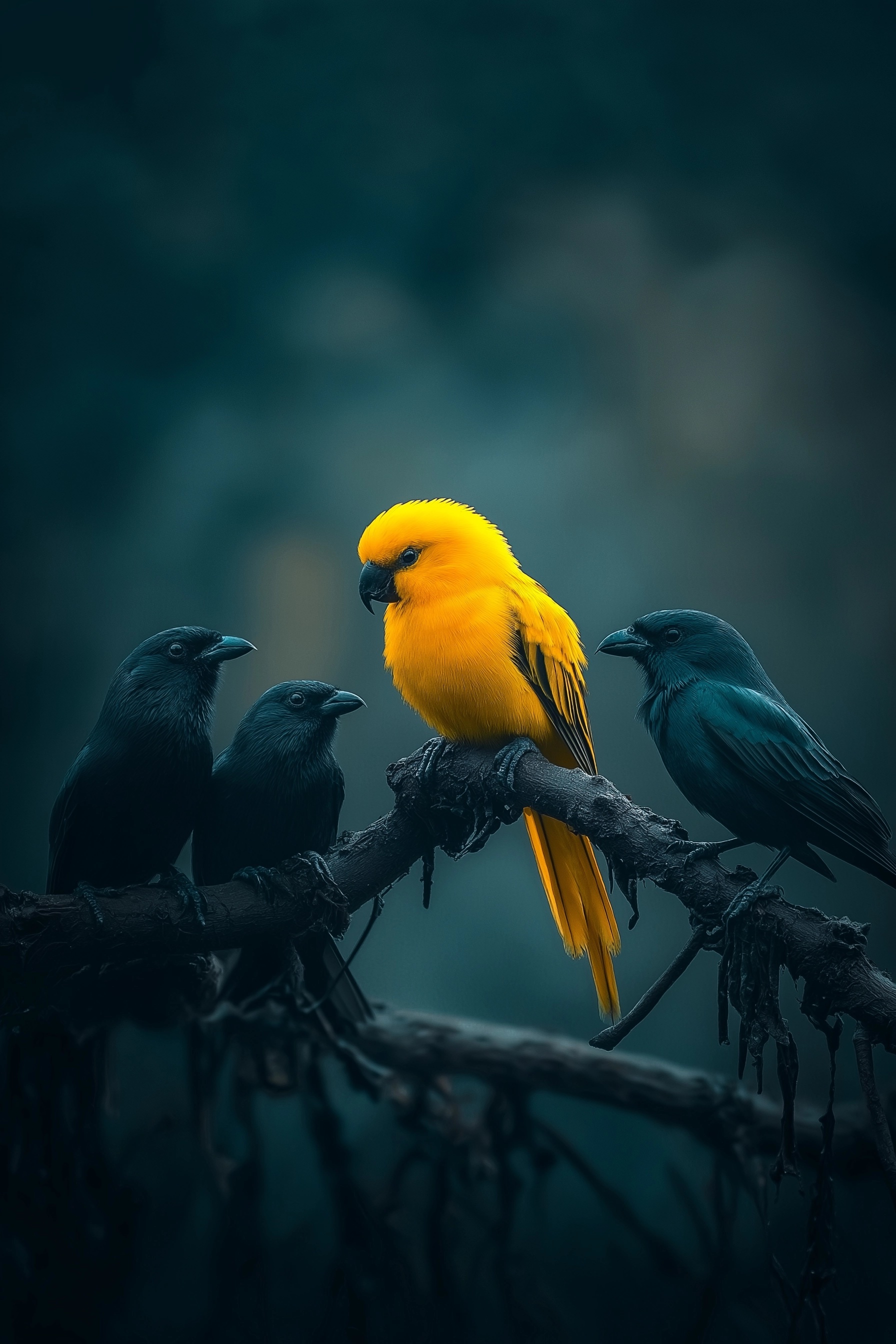 Lonely Yellow Bird: A Tale of Isolation