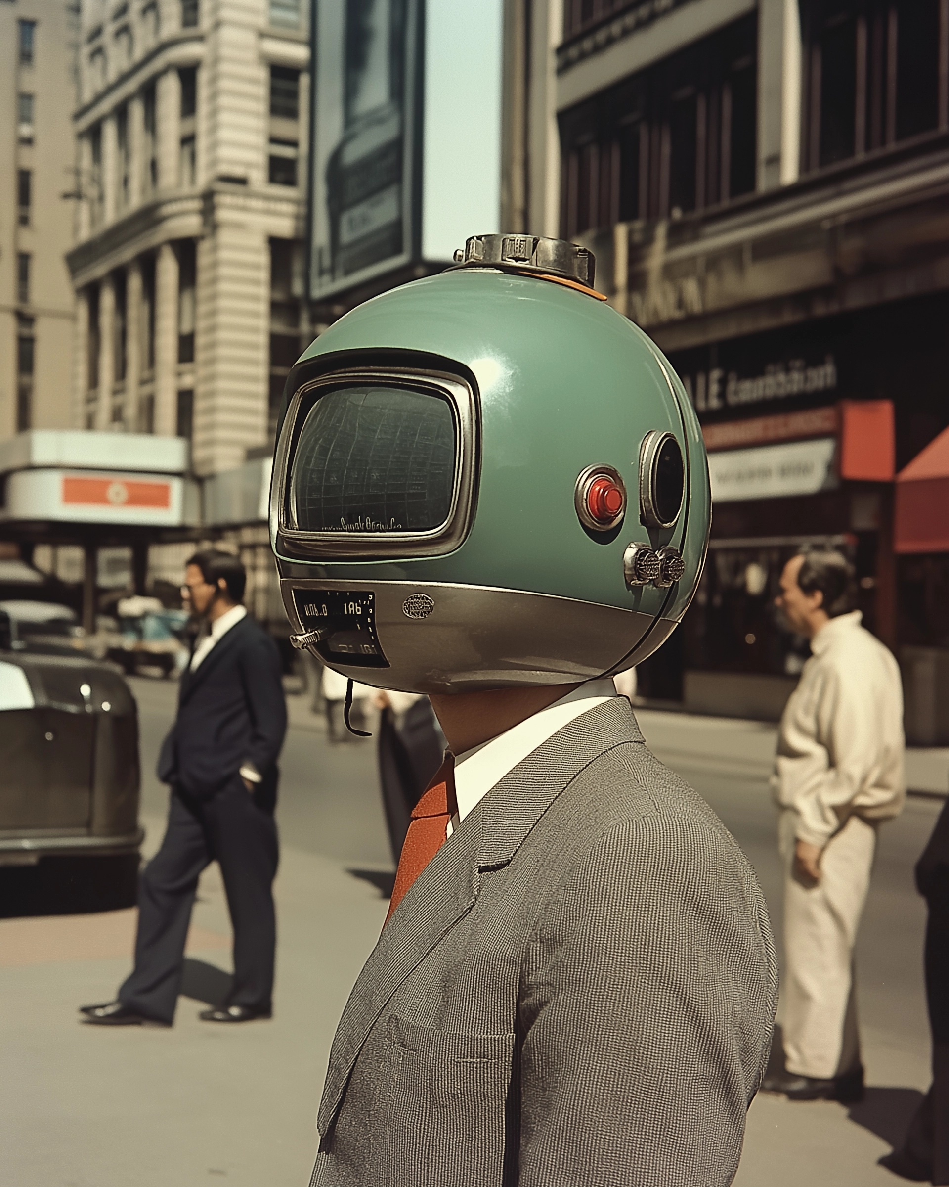 Revolutionary TV Head: Experience Kodak's Vivid Colors